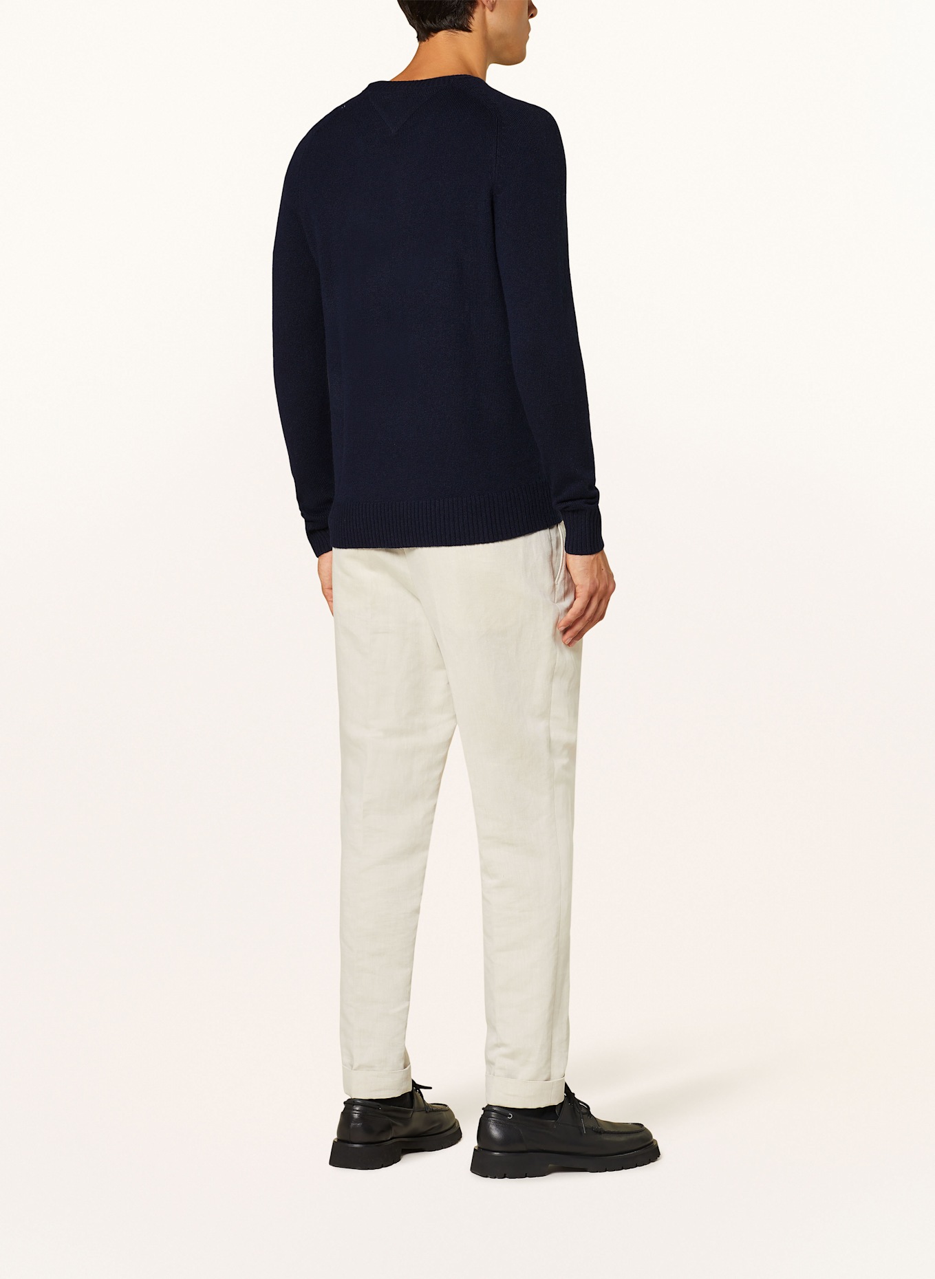 TOMMY HILFIGER Pullover: DUNKELBLAU