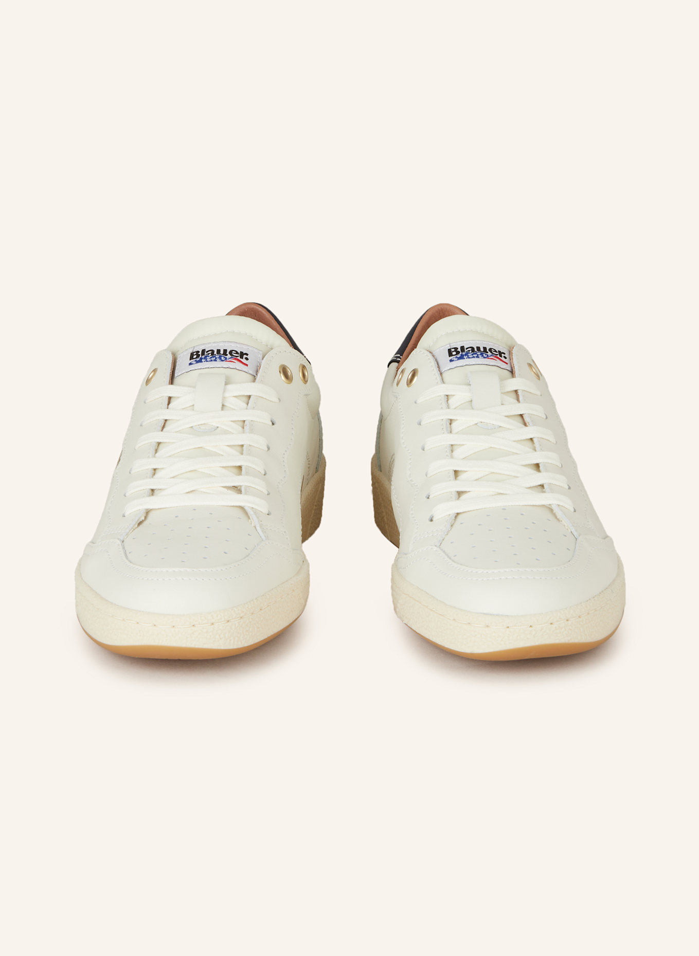 Blauer Sneaker OLYMPIA, Farbe: WEISS/ SCHWARZ (Bild 3)