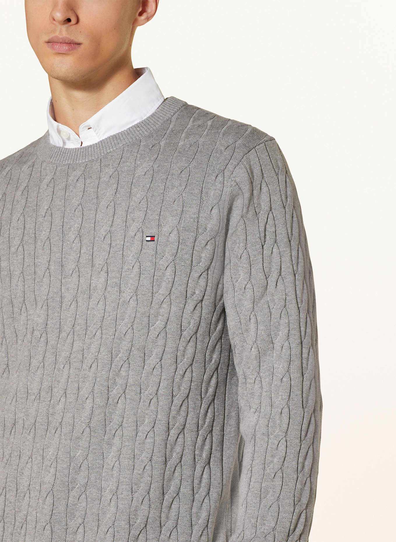 TOMMY HILFIGER Pullover: GRAU