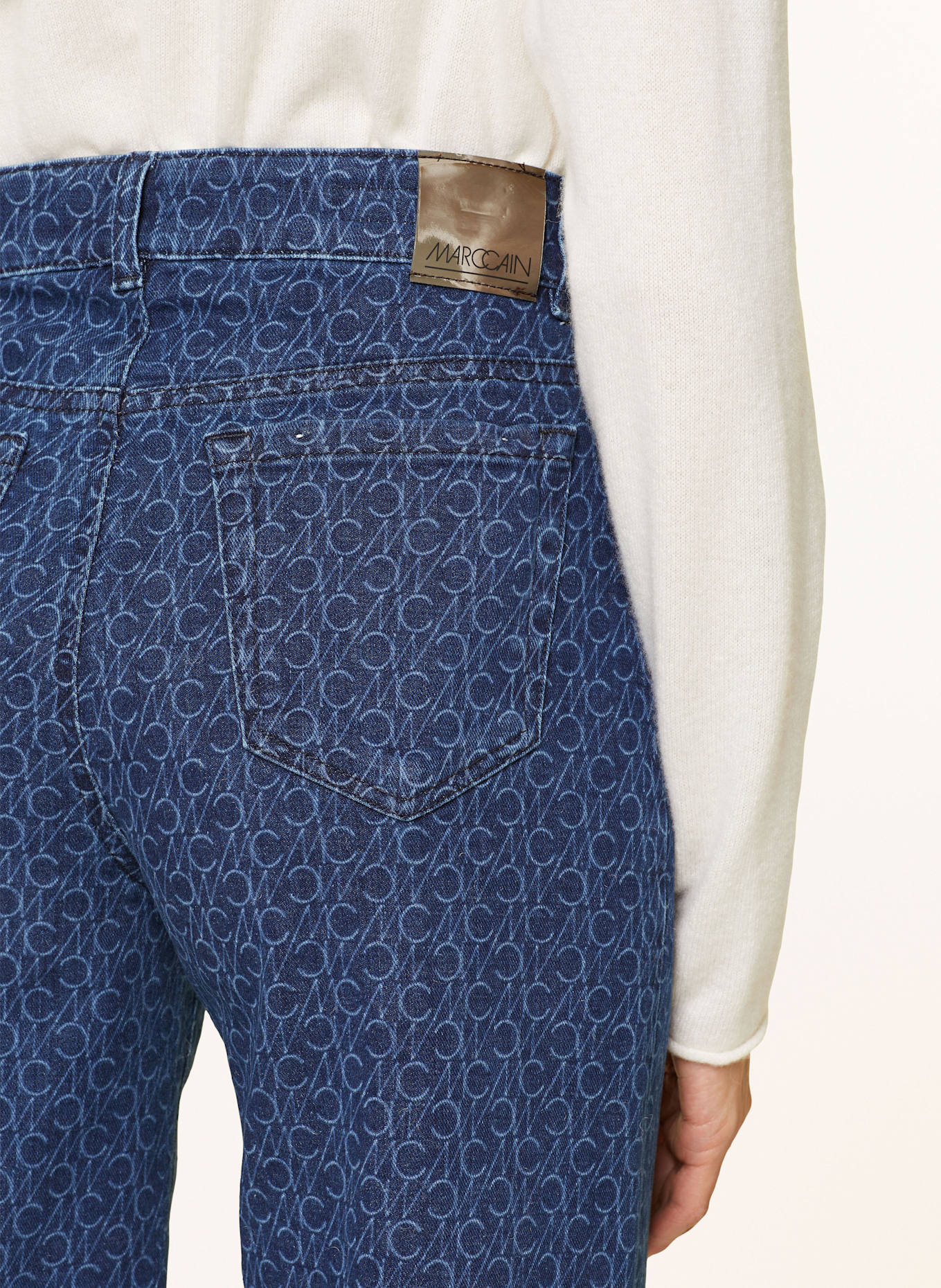 MARC CAIN Kuloty jeansowe FÉS: 357 vintage indigo