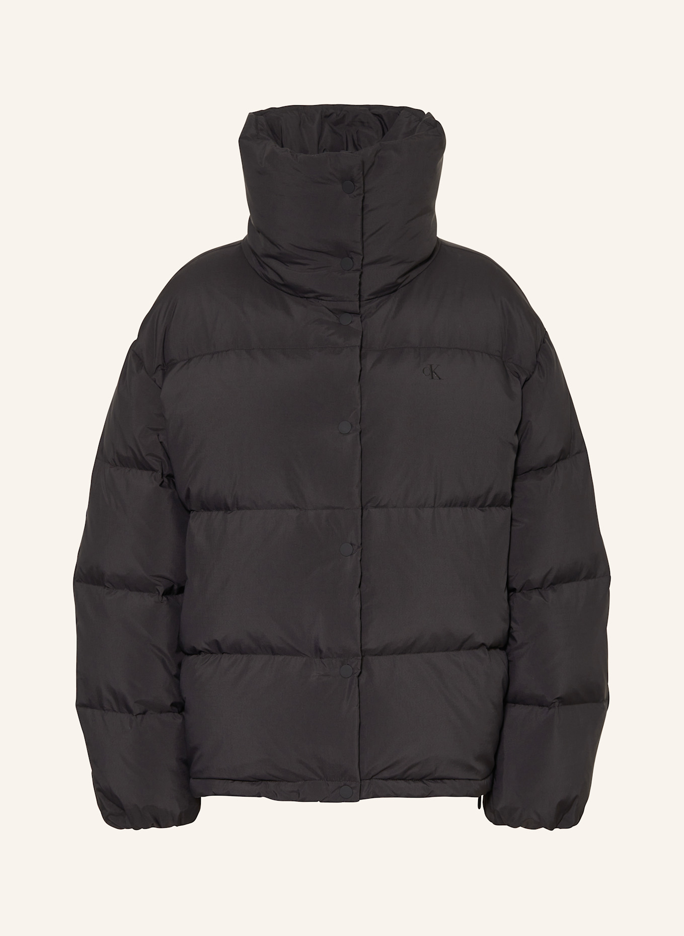 Bolsa Calvin Klein Logo Preta Down jacket, Color: BLACK (Image 1)