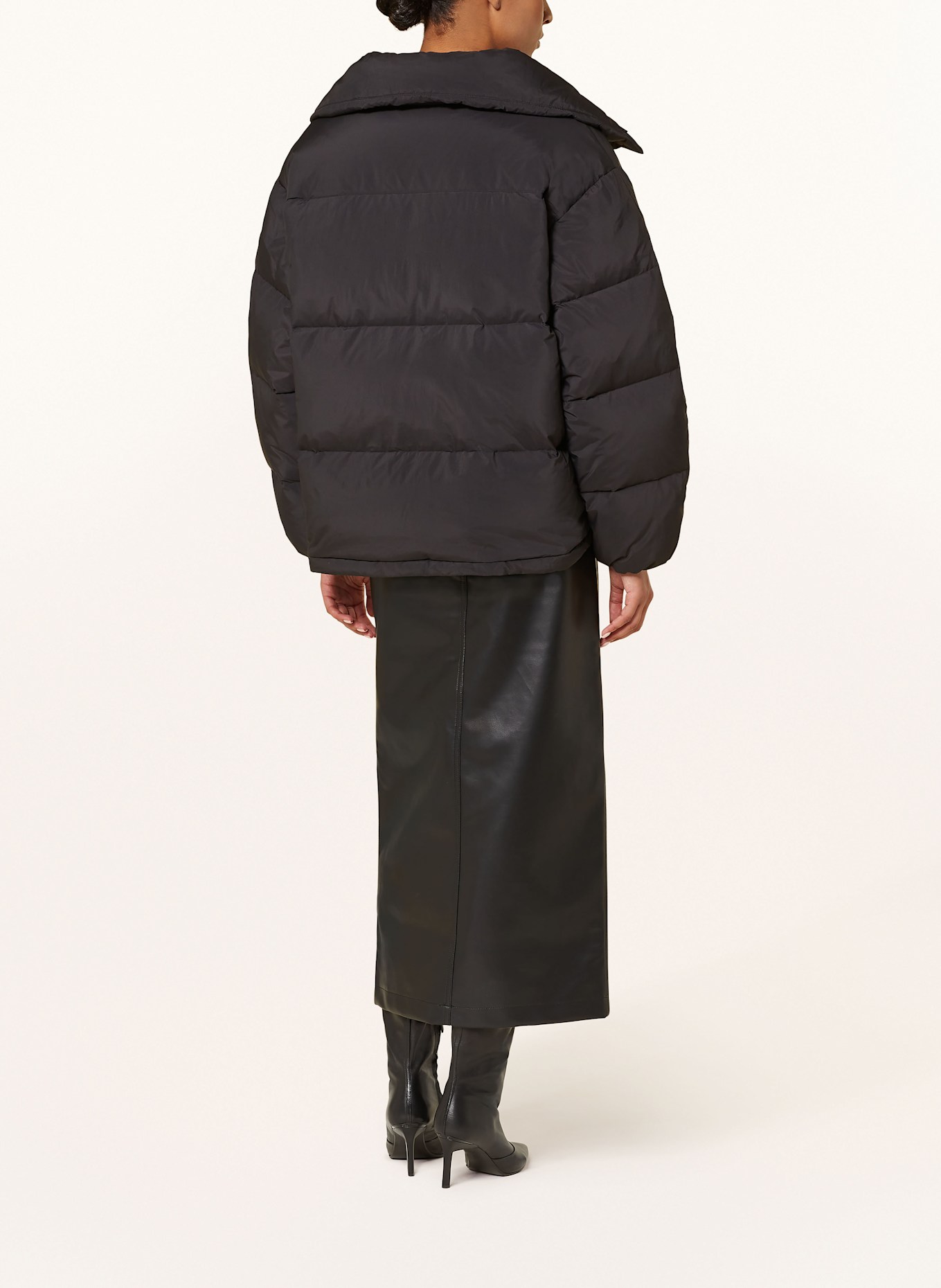 Bolsa Calvin Klein Logo Preta Down jacket, Color: BLACK (Image 3)