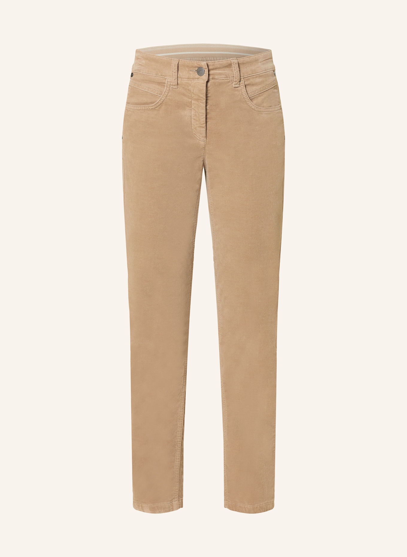 LUISA CERANO Velvet pants, Color: BEIGE (Image 1)