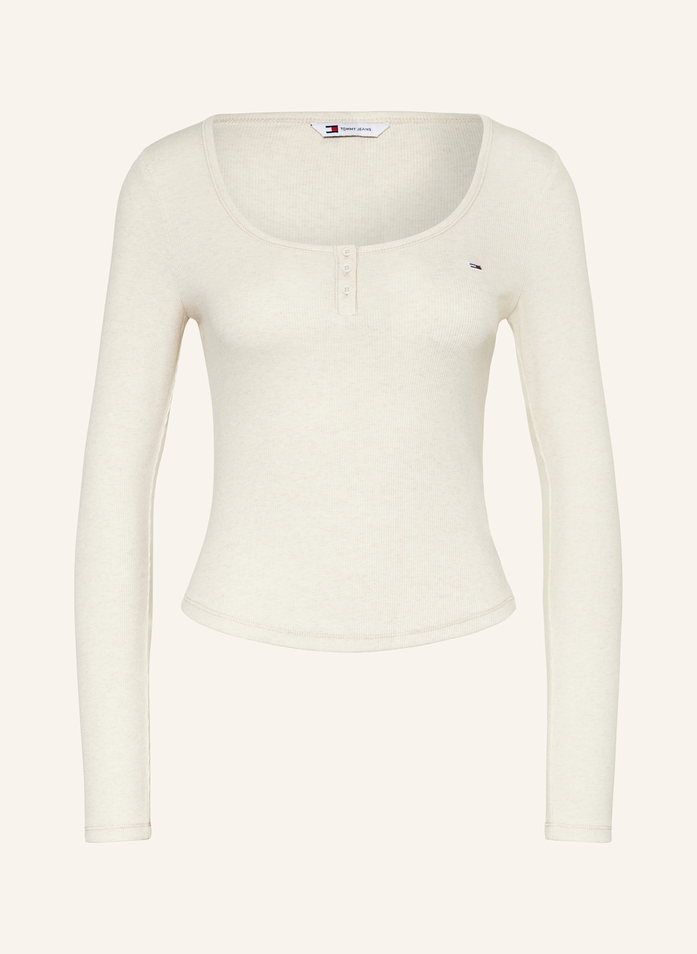 TOMMY JEANS Long sleeve shirt in white