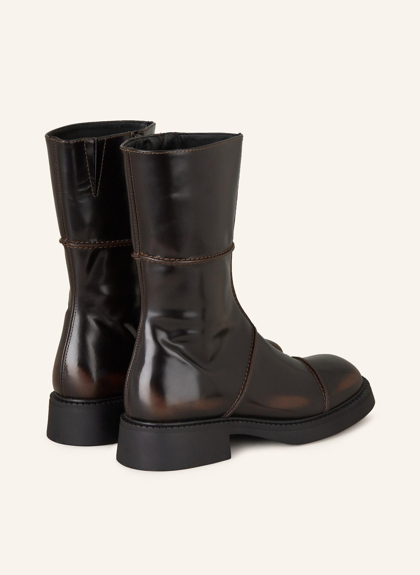 MIISTA Stiefeletten DHALIA: DUNKELBRAUN