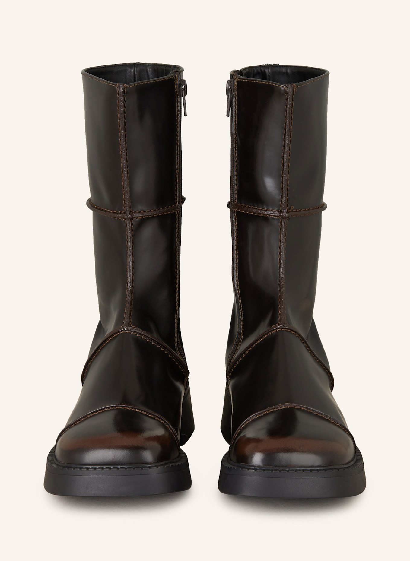 MIISTA Stiefeletten DHALIA: DUNKELBRAUN