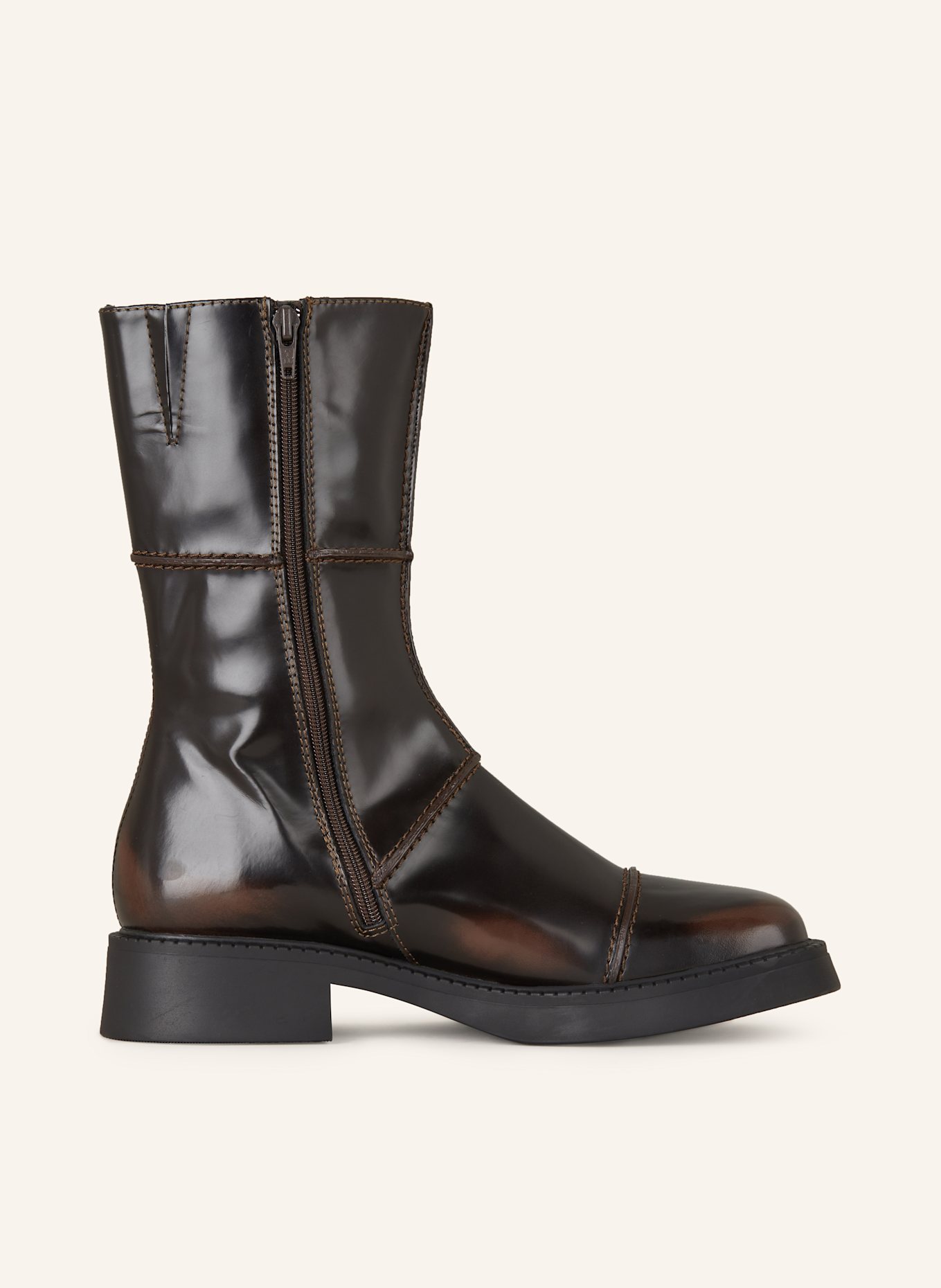 MIISTA Stiefeletten DHALIA: DUNKELBRAUN