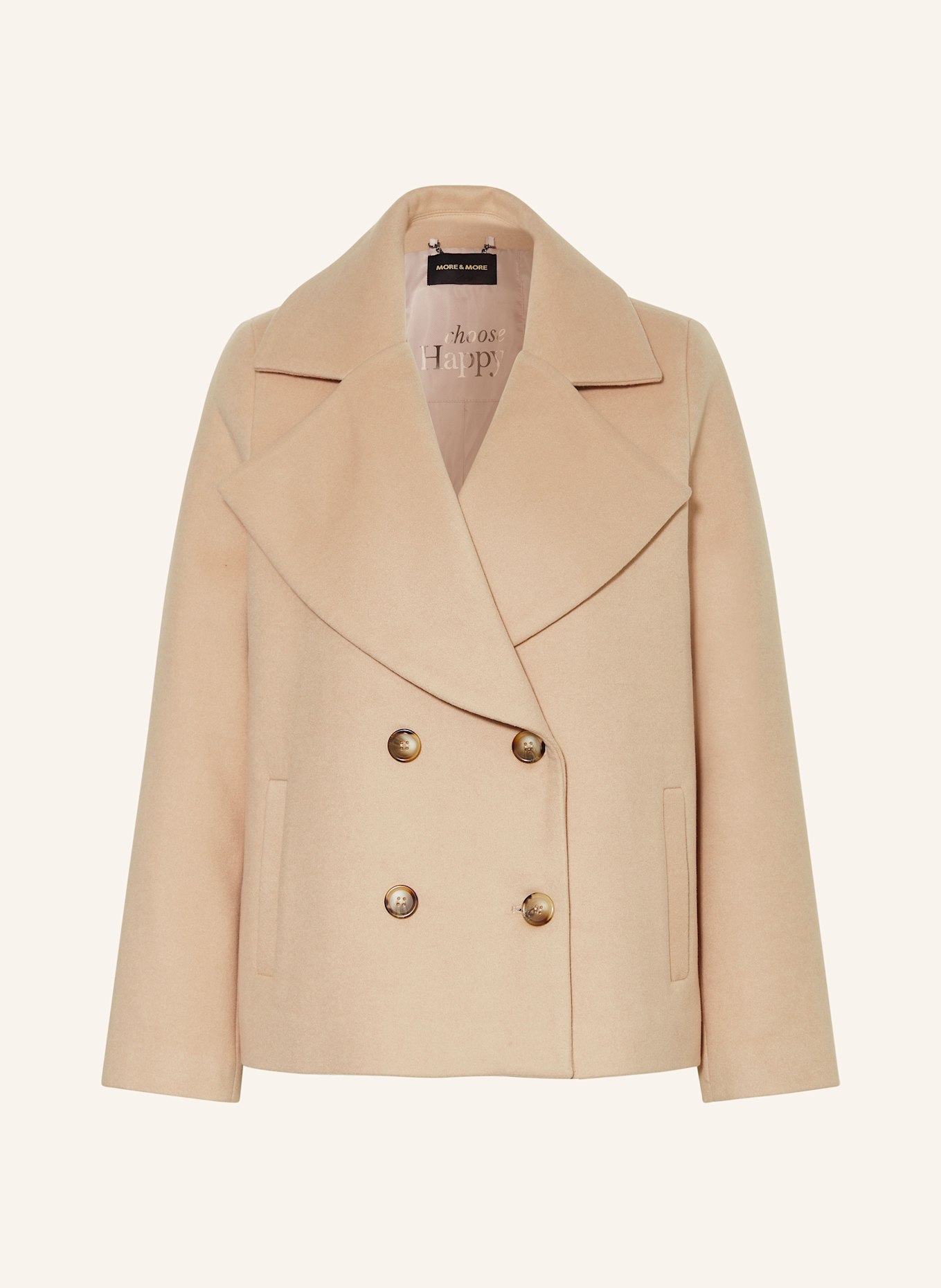 Women's camel colored peacoat sale