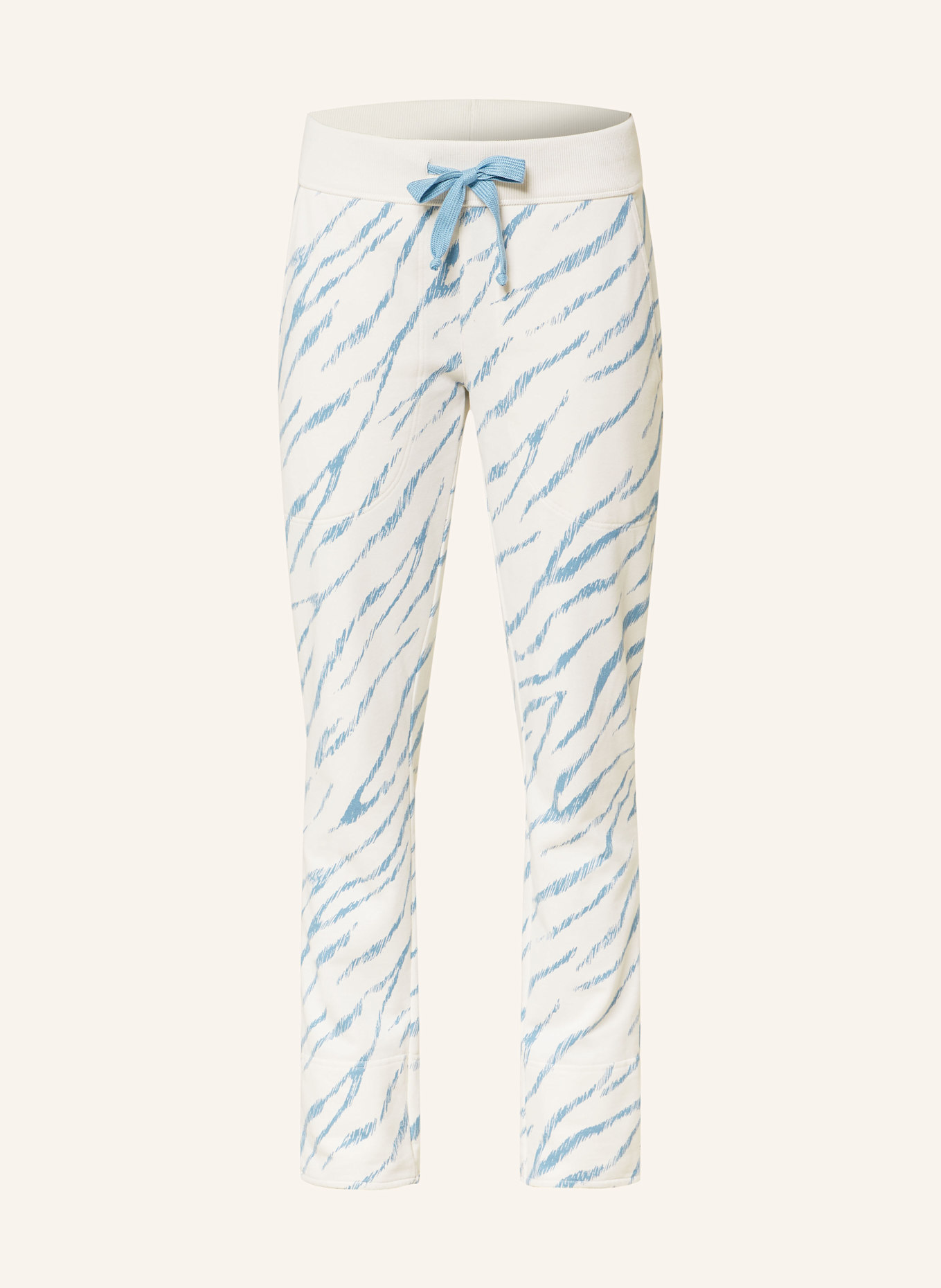 Juvia Sweatpants CATHY, Color: ECRU/ BLUE (Image 1)