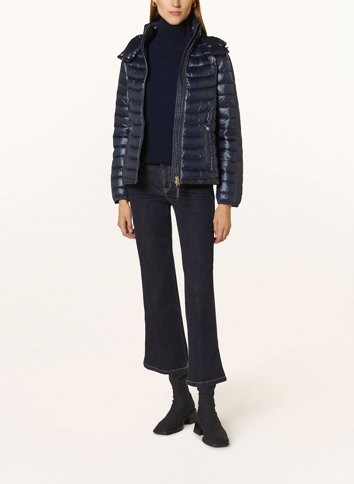 BOGNER ANA hybrid quilted jacket, Color: DARK BLUE (Image 2)