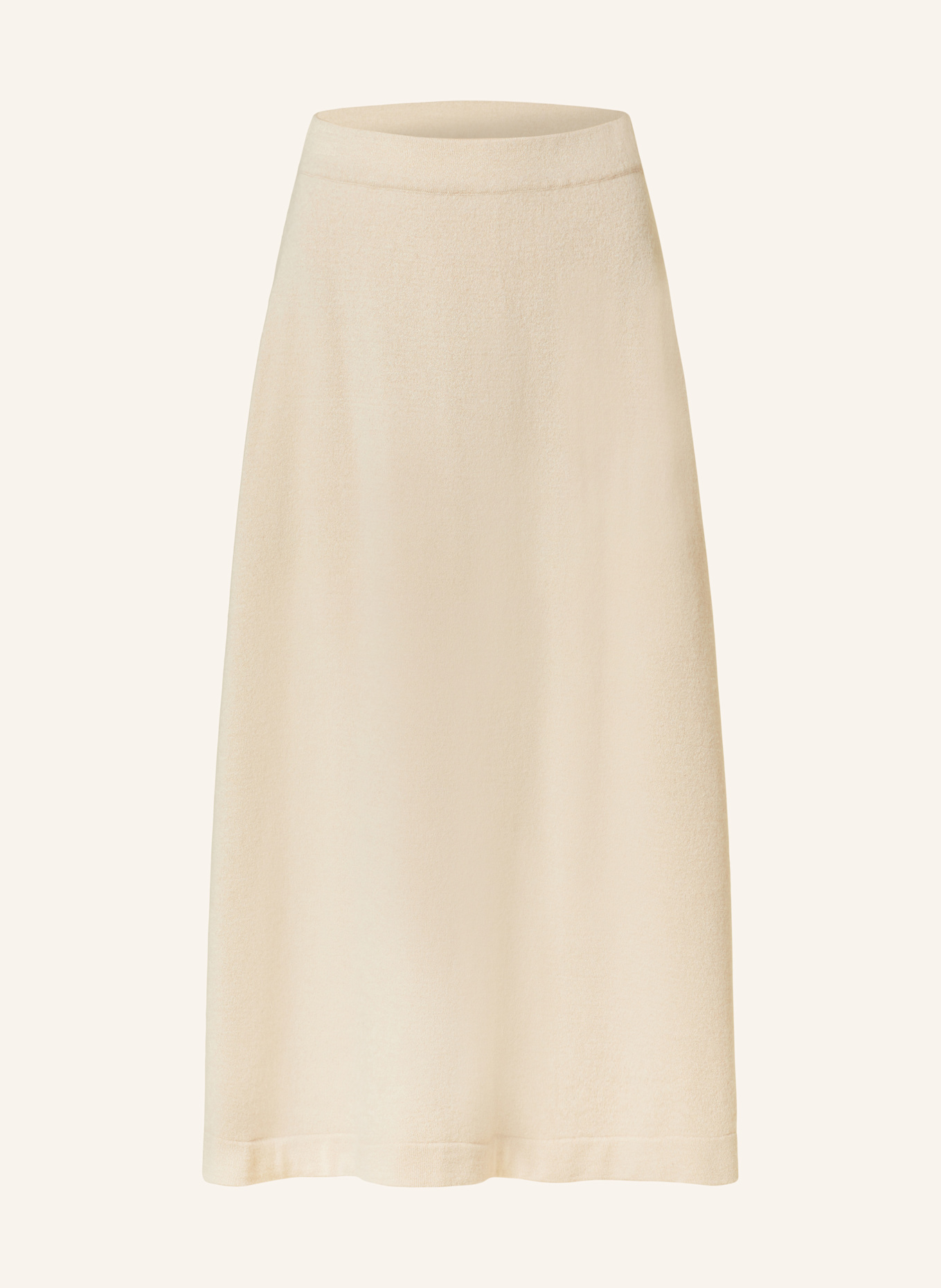 ROSSO35 Knit skirt, Color: BEIGE (Image 1)