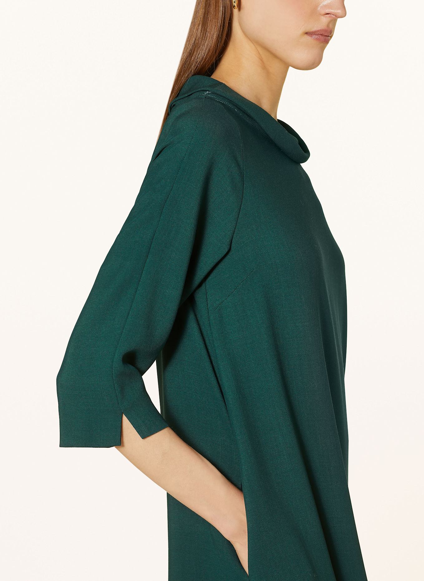 ROSSO35 Kleid mit 3/4-Arm: DUNKELGRÜN
