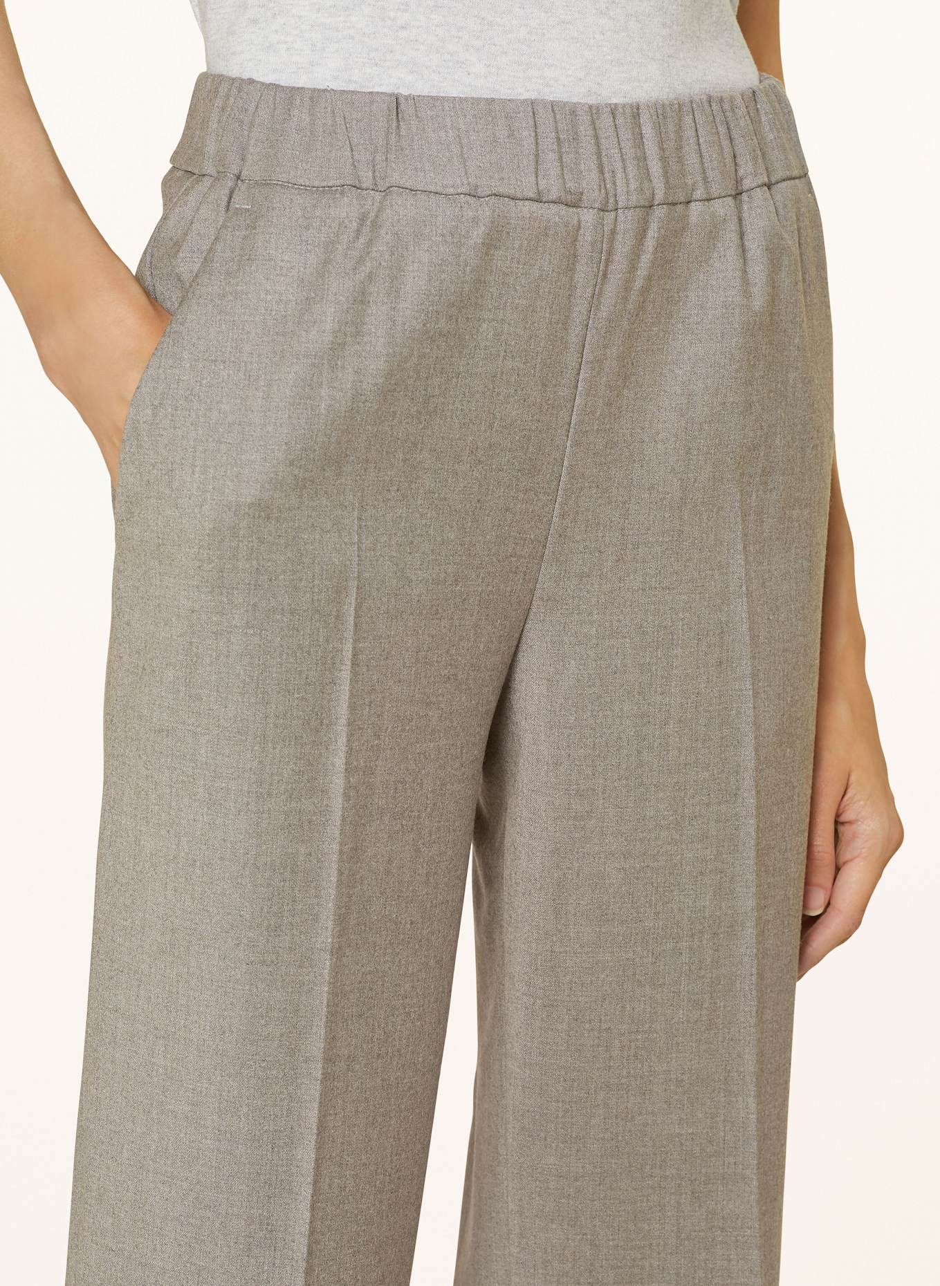 ROSSO35 Trousers, Color: LIGHT GRAY (Image 5)