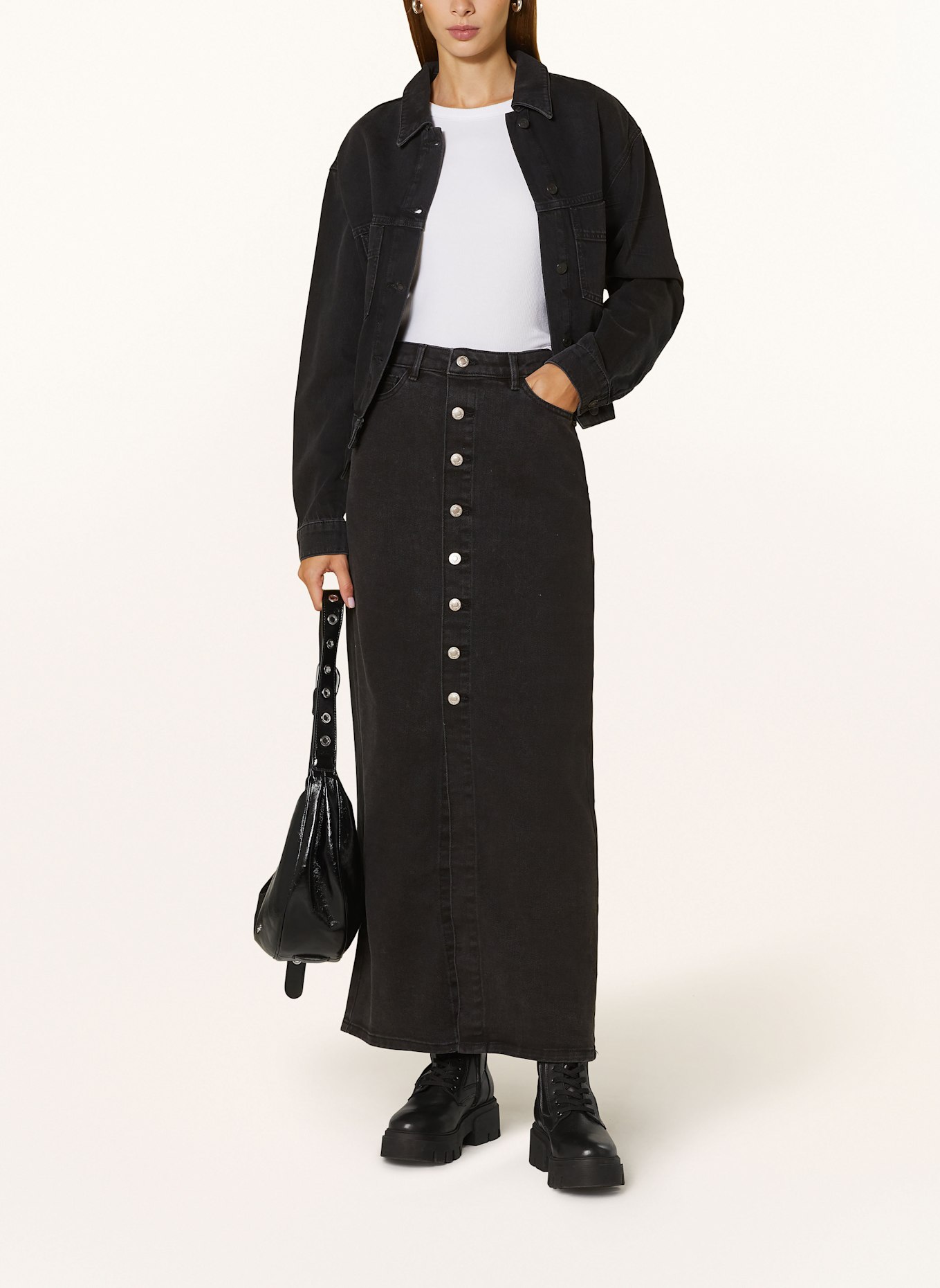ONLY Jeansrock: WASHED BLACK