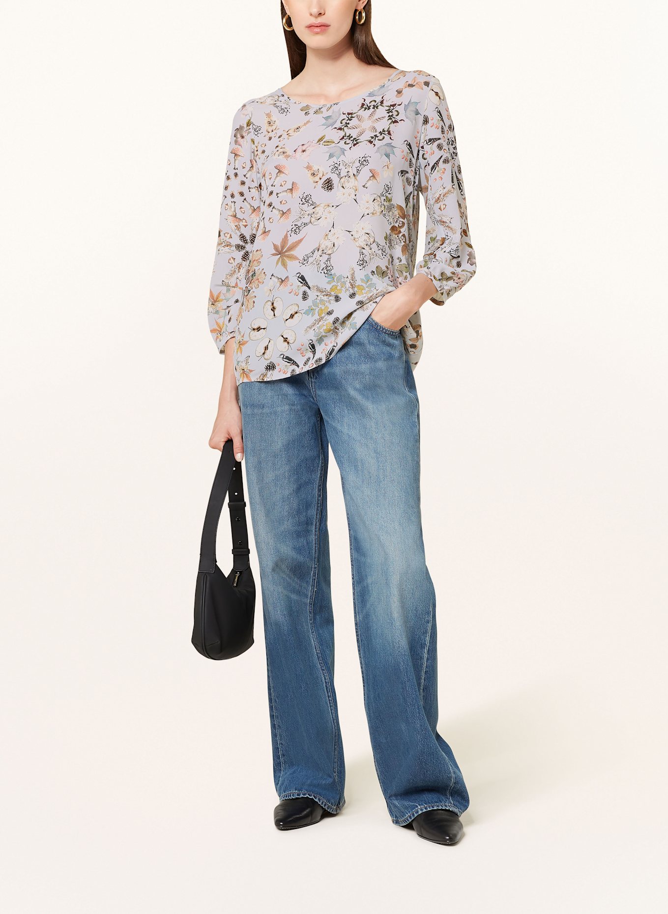 MARC CAIN Shirt blouse, Color: LIGHT BLUE (Image 2)