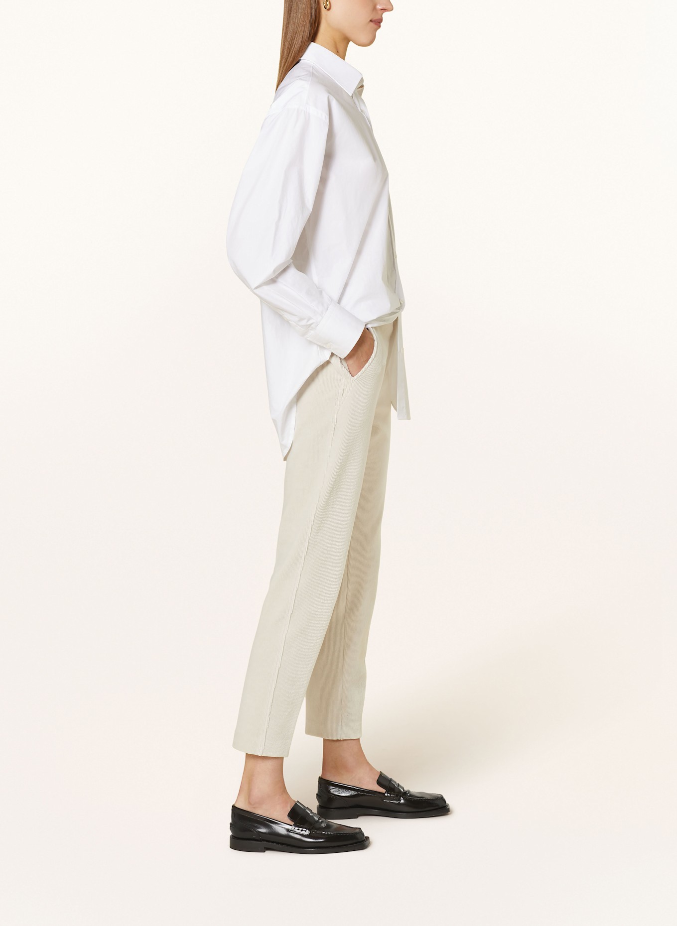 MARC CAIN Corduroy trousers FUSHUN, Color: 182 smoke (Image 4)