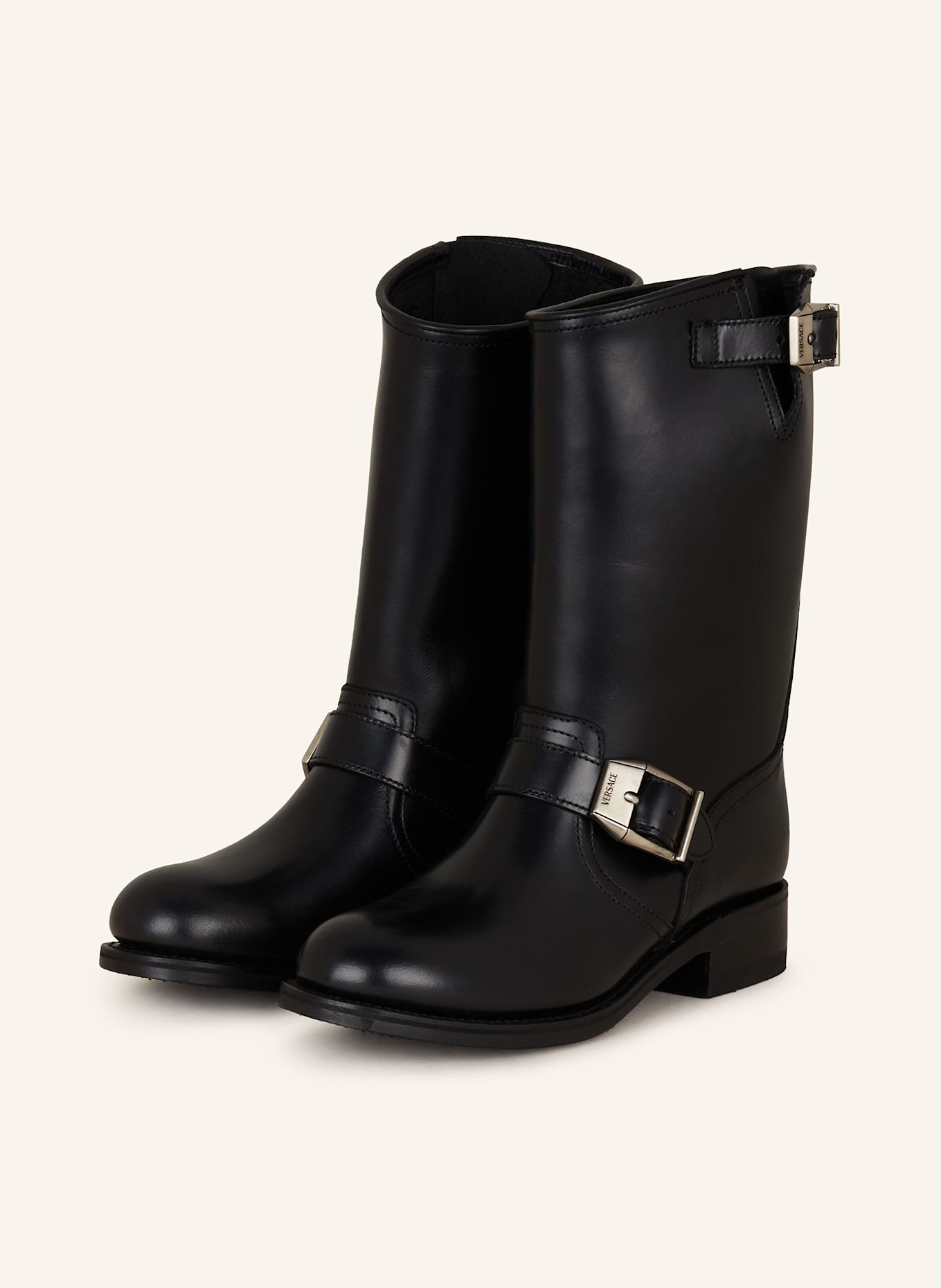 Versace biker boots discount