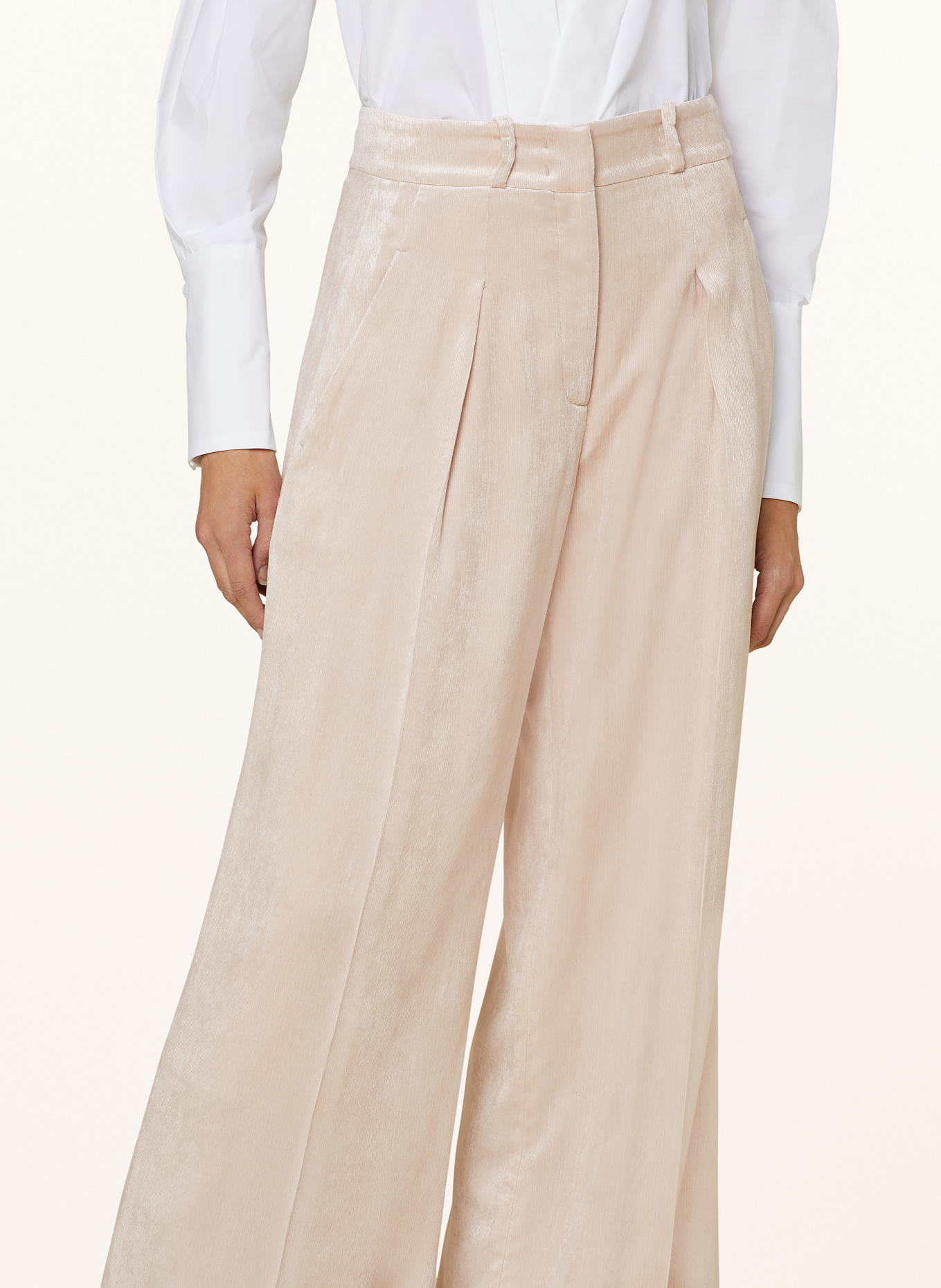 SLY 010 Marlene trousers in corduroy FLORA, Color: CREAM (Image 5)