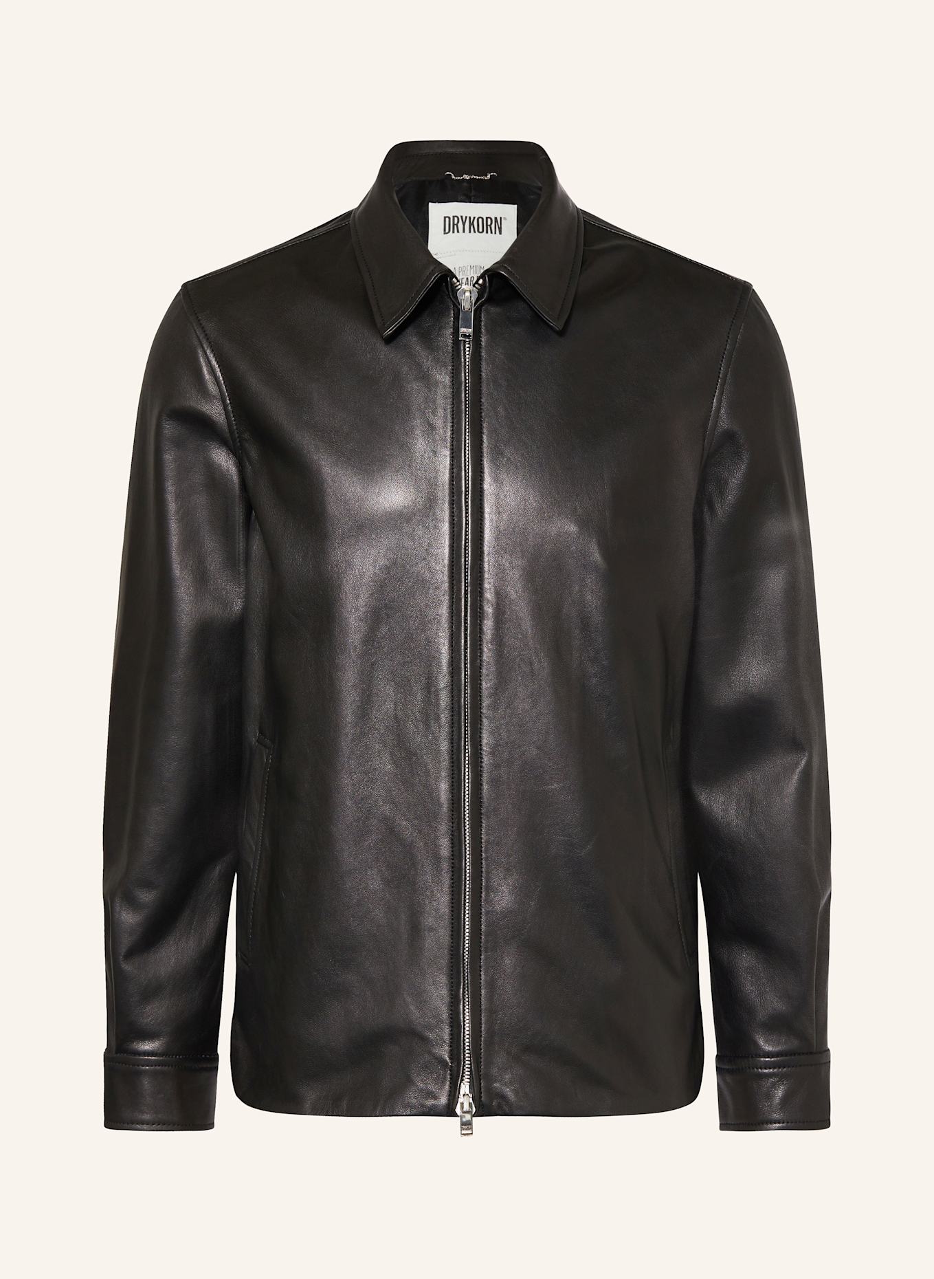 DRYKORN Leather jacket SENELO