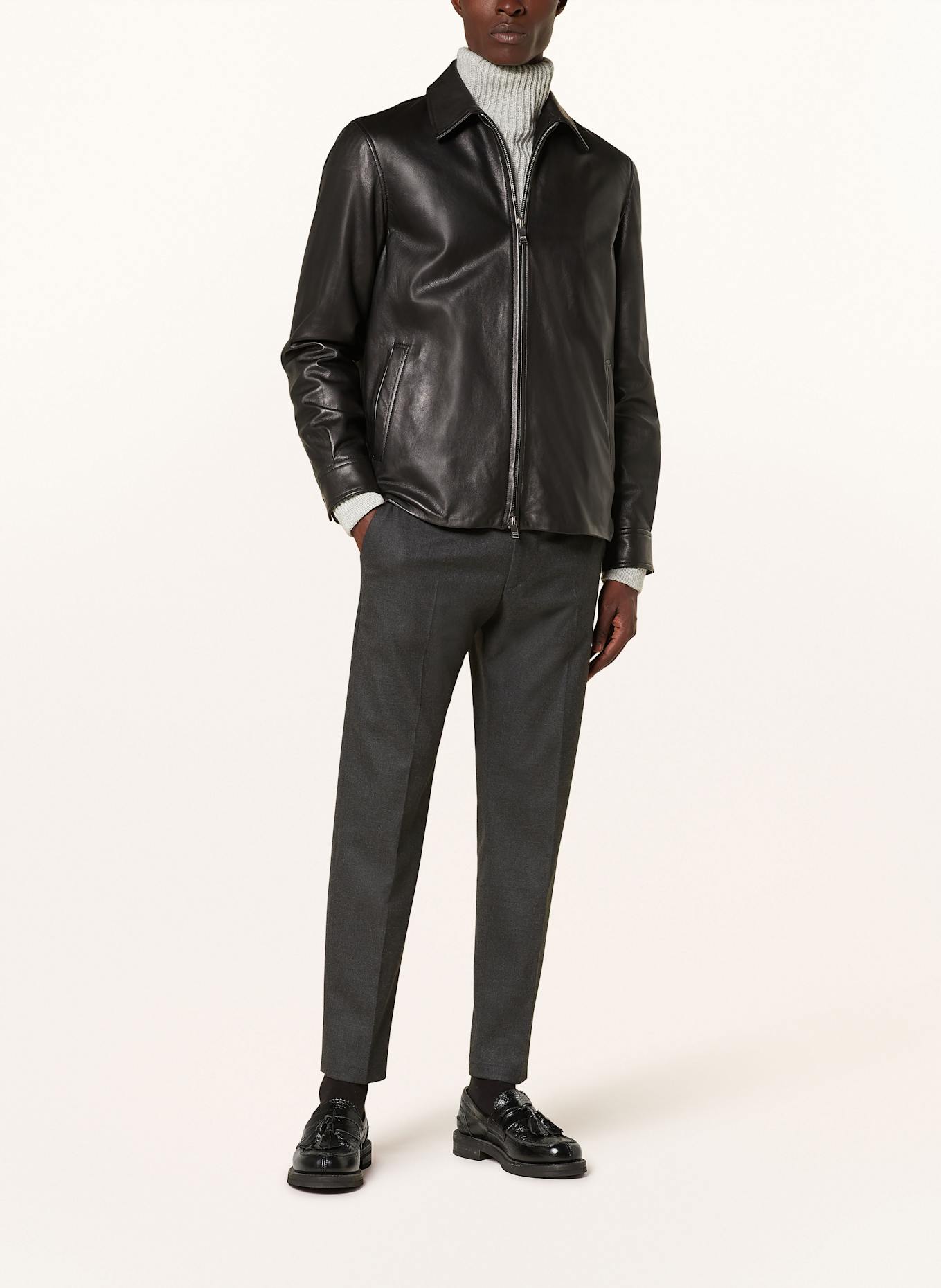 DRYKORN Lederjacke SENELO, Farbe: SCHWARZ (Bild 2)