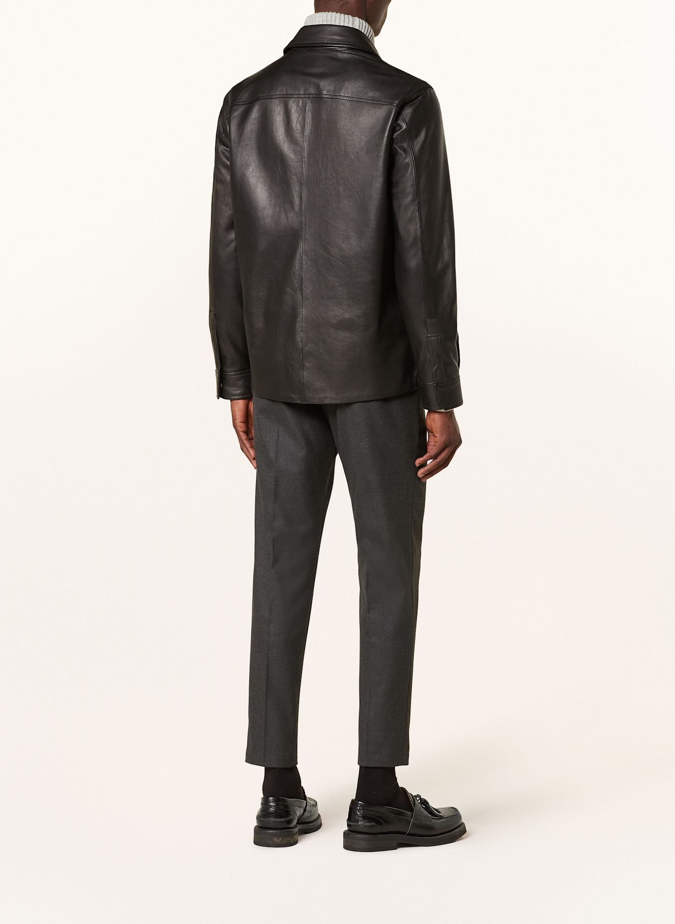 DRYKORN Lederjacke SENELO, Farbe: SCHWARZ (Bild 3)