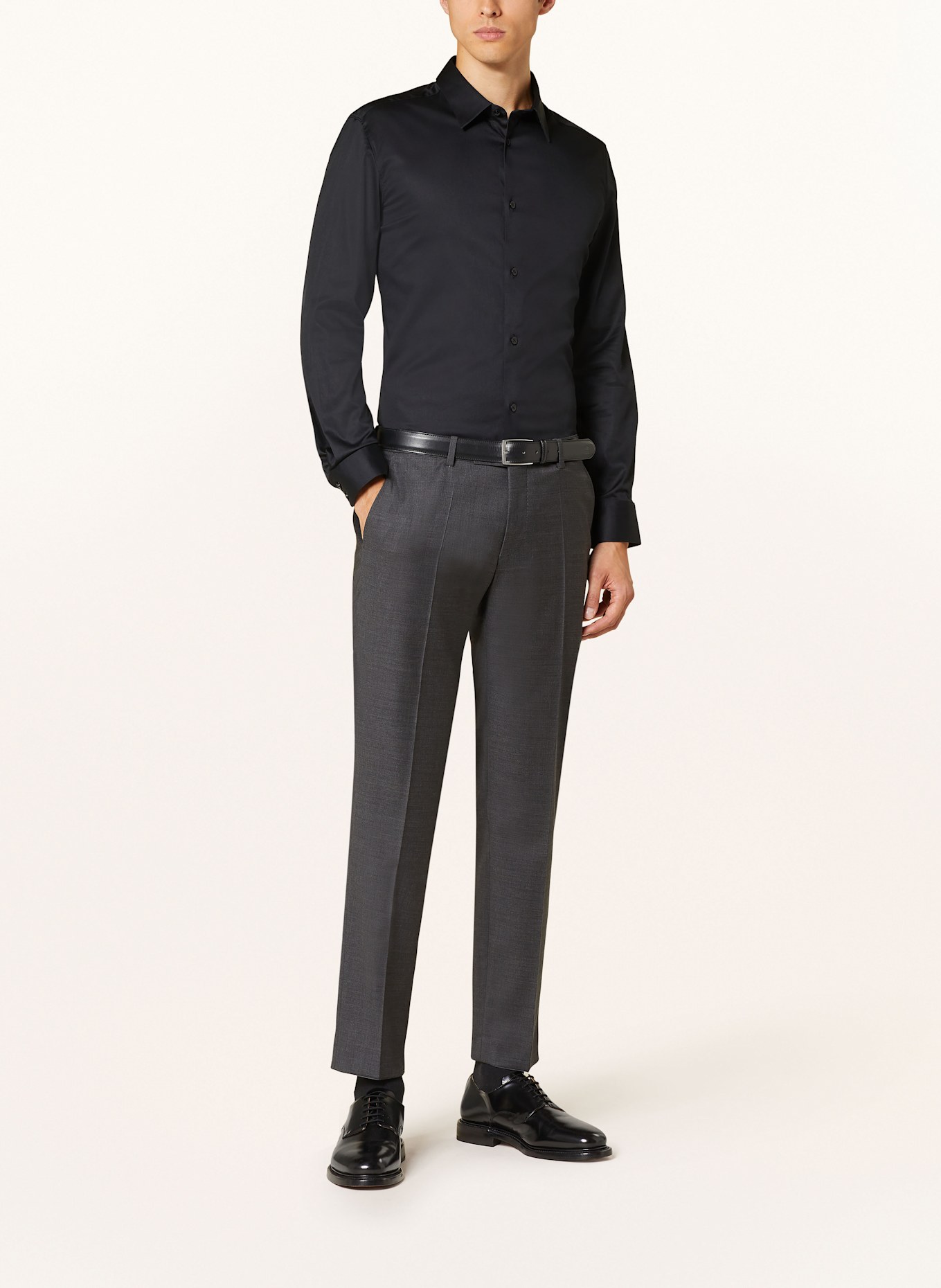 DRYKORN Hemd DANEEL Slim Fit: SCHWARZ