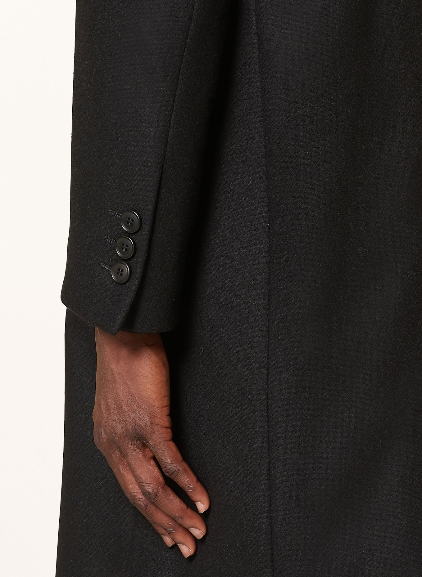 DRYKORN Wollmantel LUNO: SCHWARZ