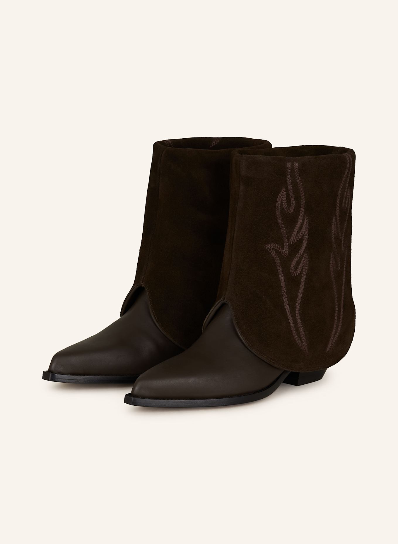 SONORA Cowboy Boots RANCHO: DUNKELBRAUN