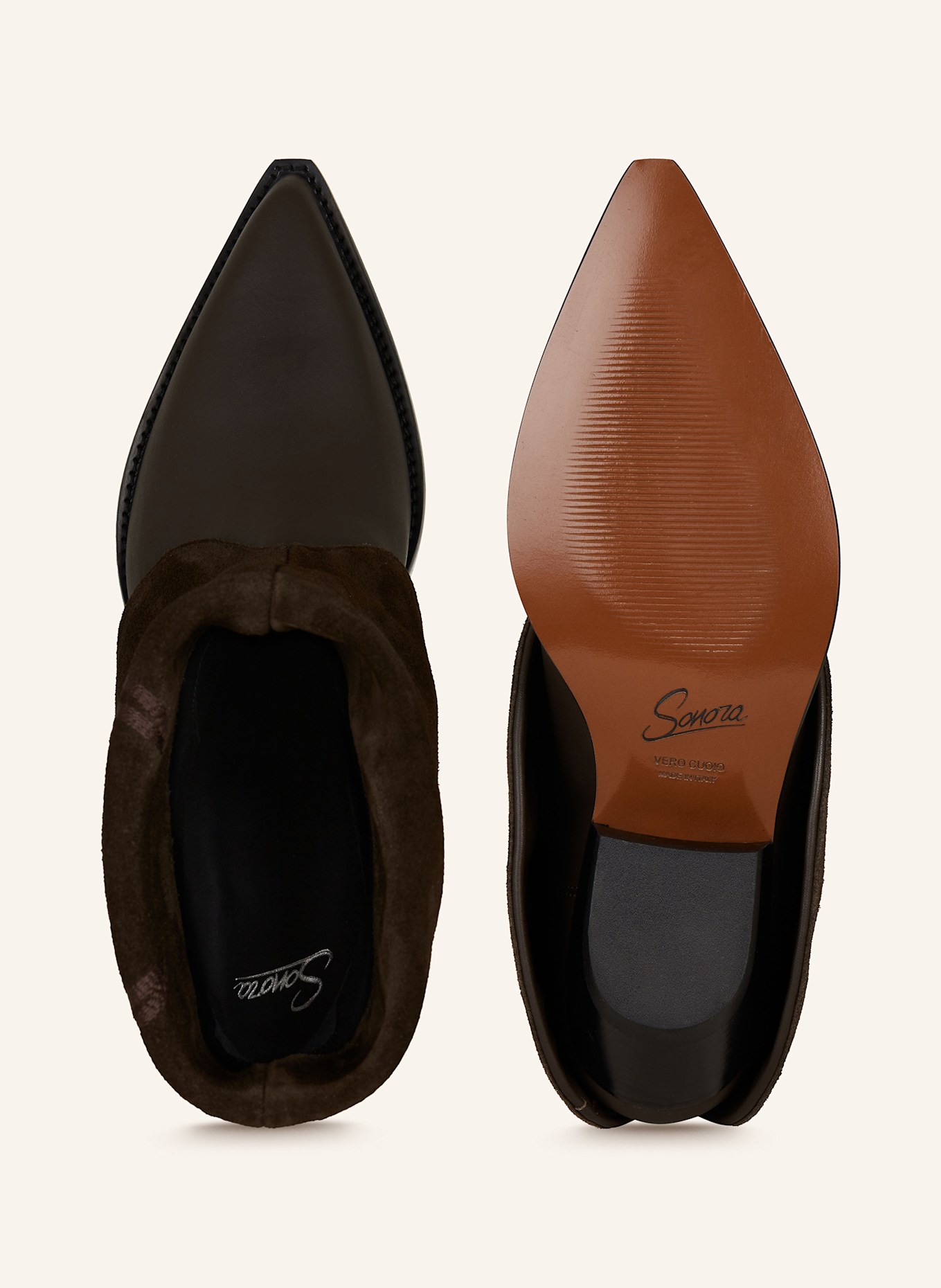 SONORA Cowboy Boots RANCHO: DUNKELBRAUN