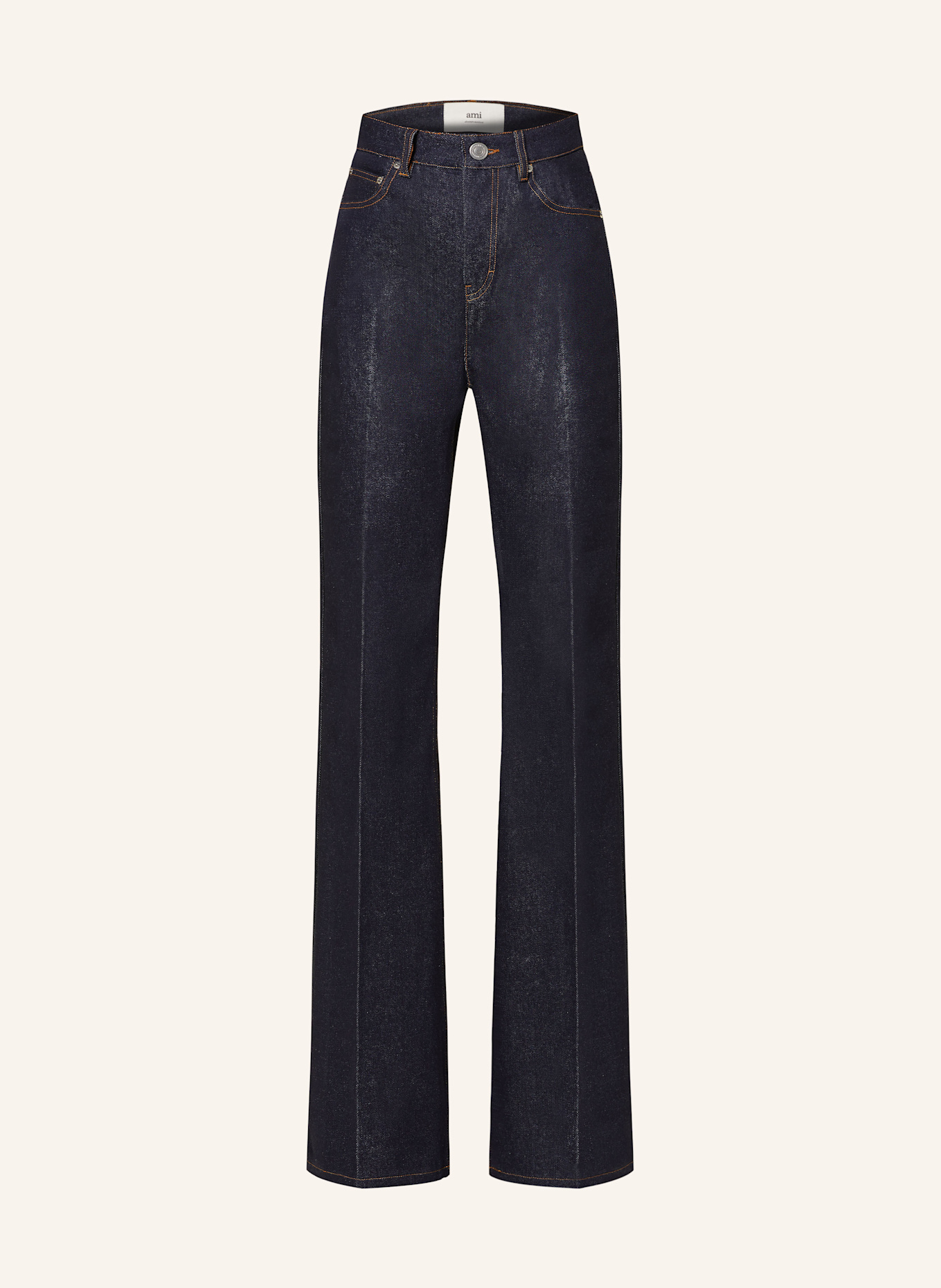 AMI PARIS Flared jeans: 402 INDIGO