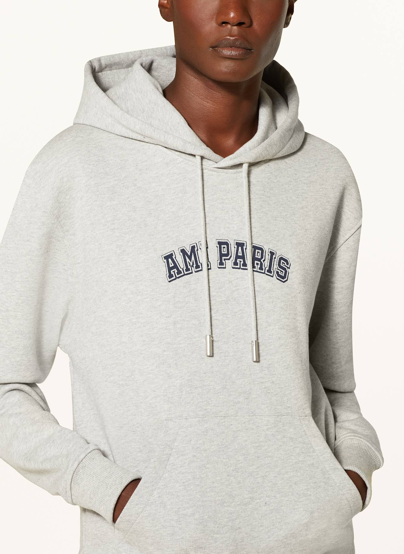 AMI PARIS Hoodie in hellgrau
