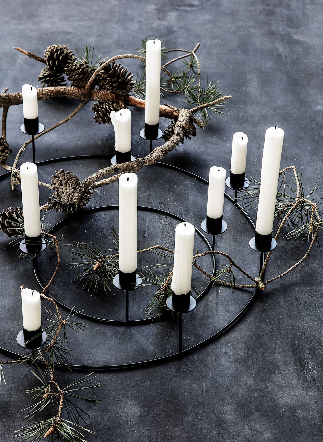 house doctor Kerzenhalter HDRING: SCHWARZ