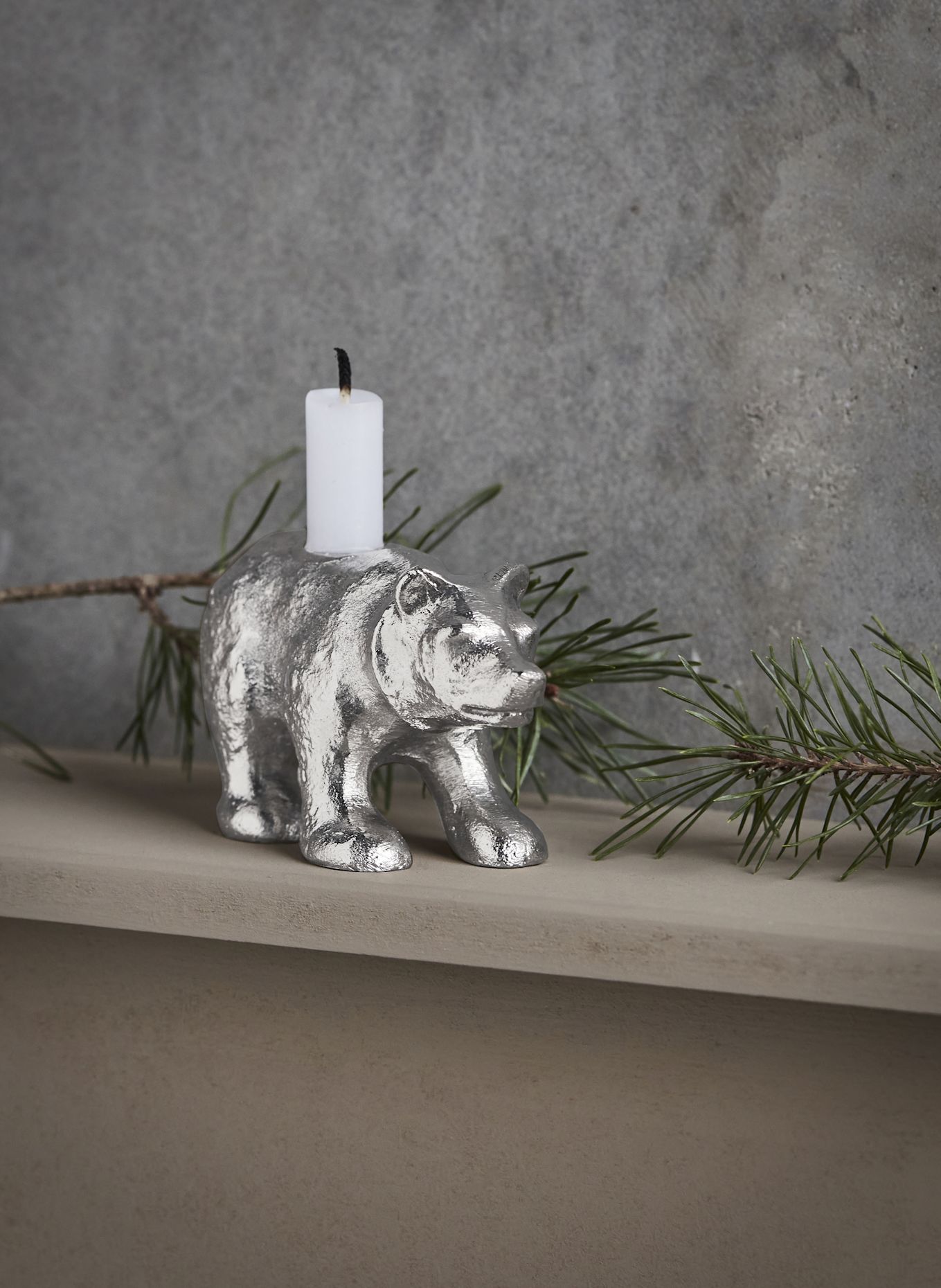 house doctor Kerzenhalter HDPOLAR: SILBER