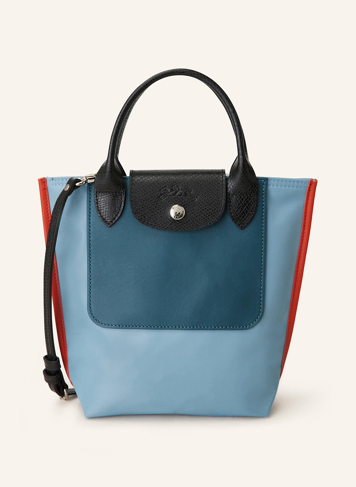 LONGCHAMP Shopper CABAS XS: HELLBLAU / PETROL