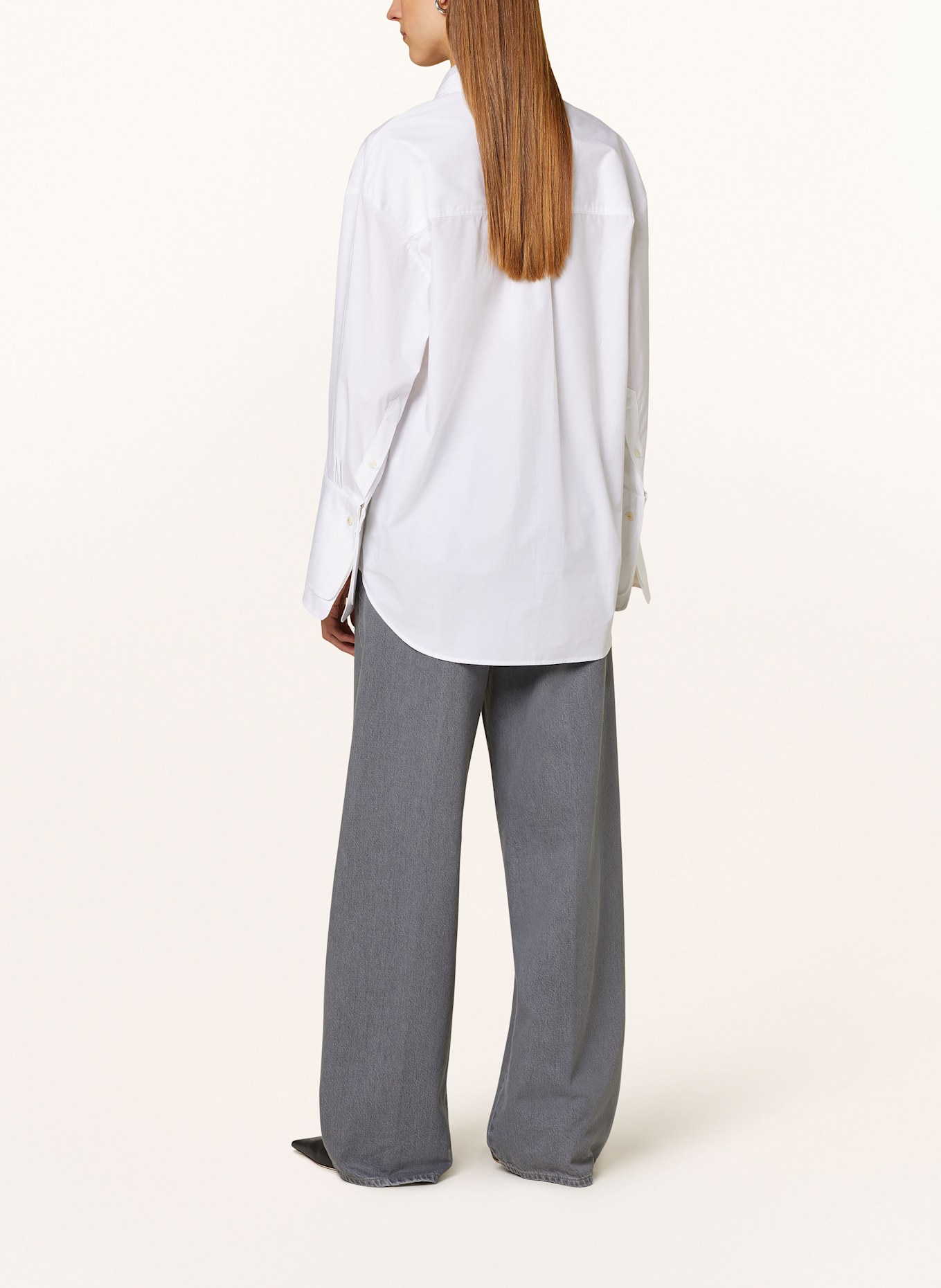 SoSUE Oversized shirt blouse MALIN, Color: WHITE (Image 3)