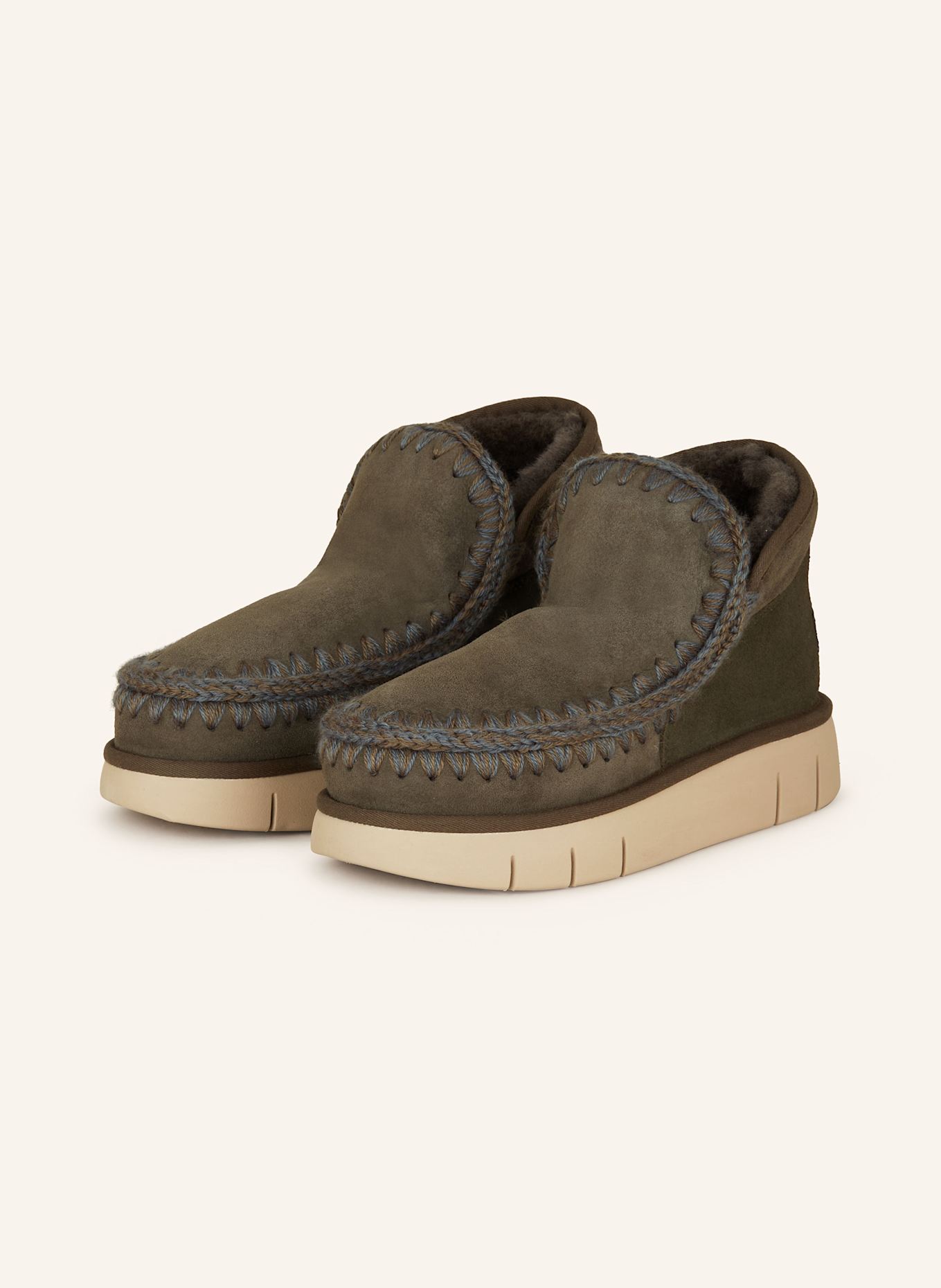 mou Boots: KHAKI