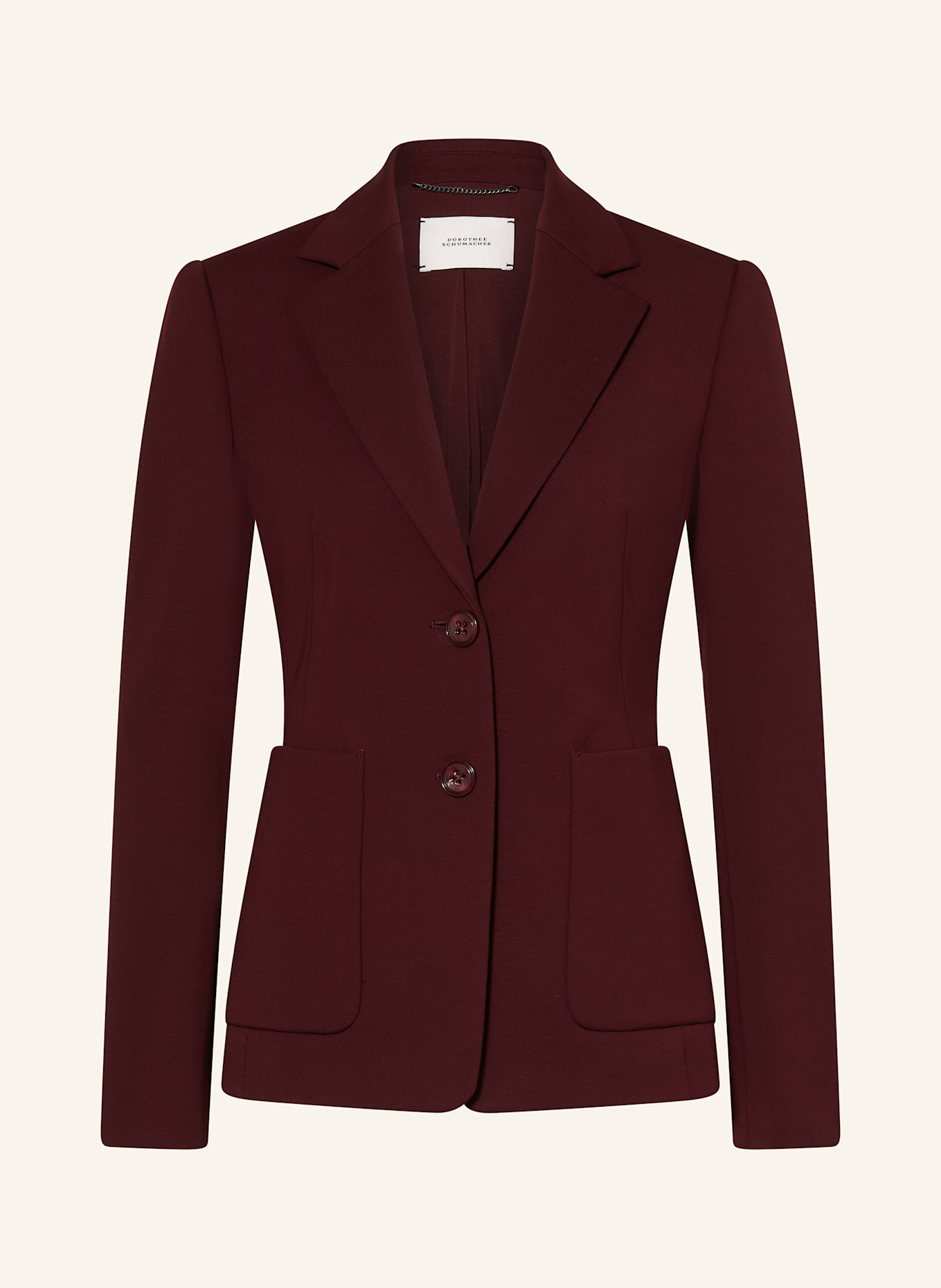 DOROTHEE SCHUMACHER Blazer EMOTIONAL ESSENCE, Color: DARK RED (Image 1)