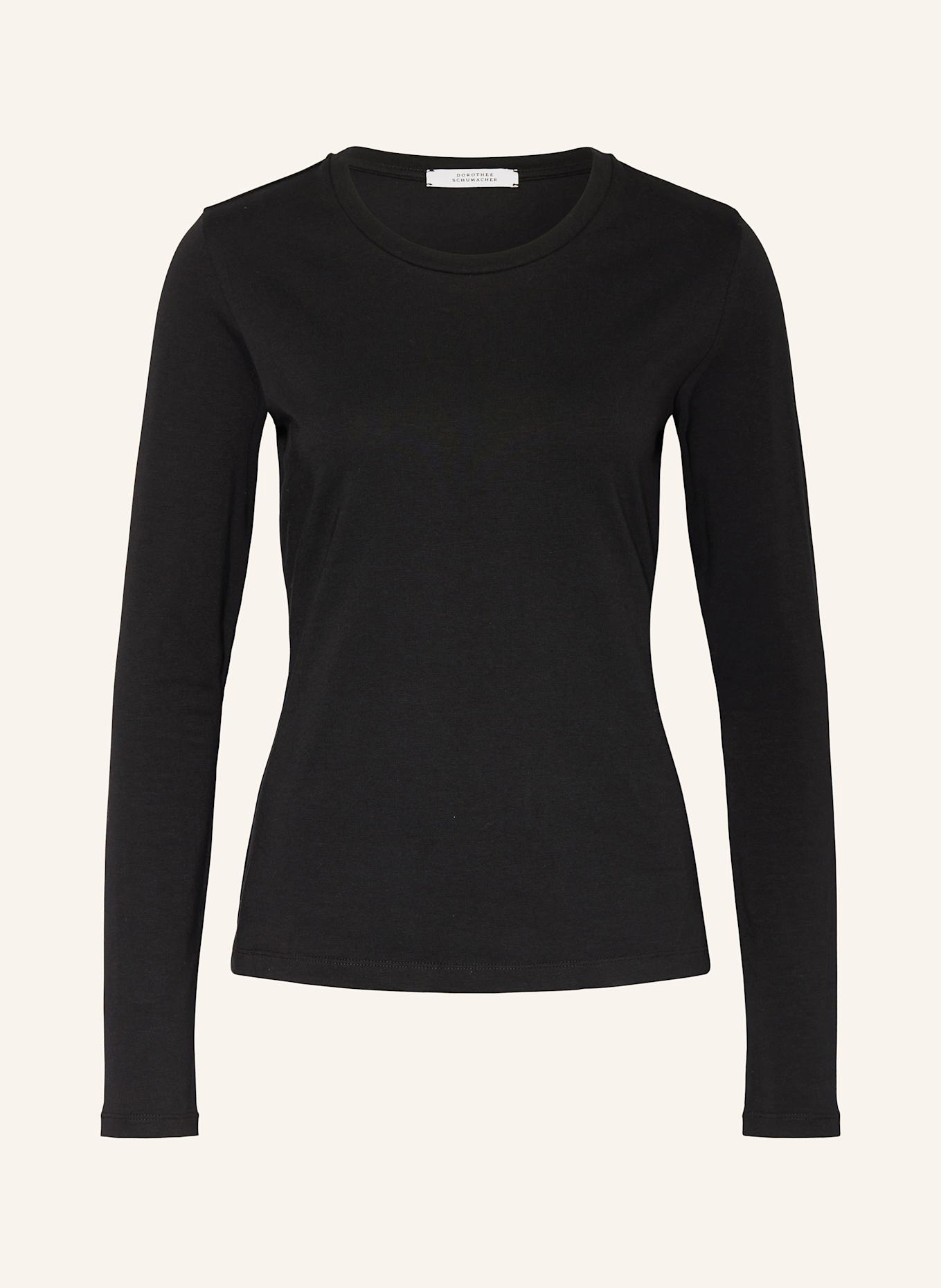 DOROTHEE SCHUMACHER Long sleeve shirt ALL-TIME FAVORITES: BLACK