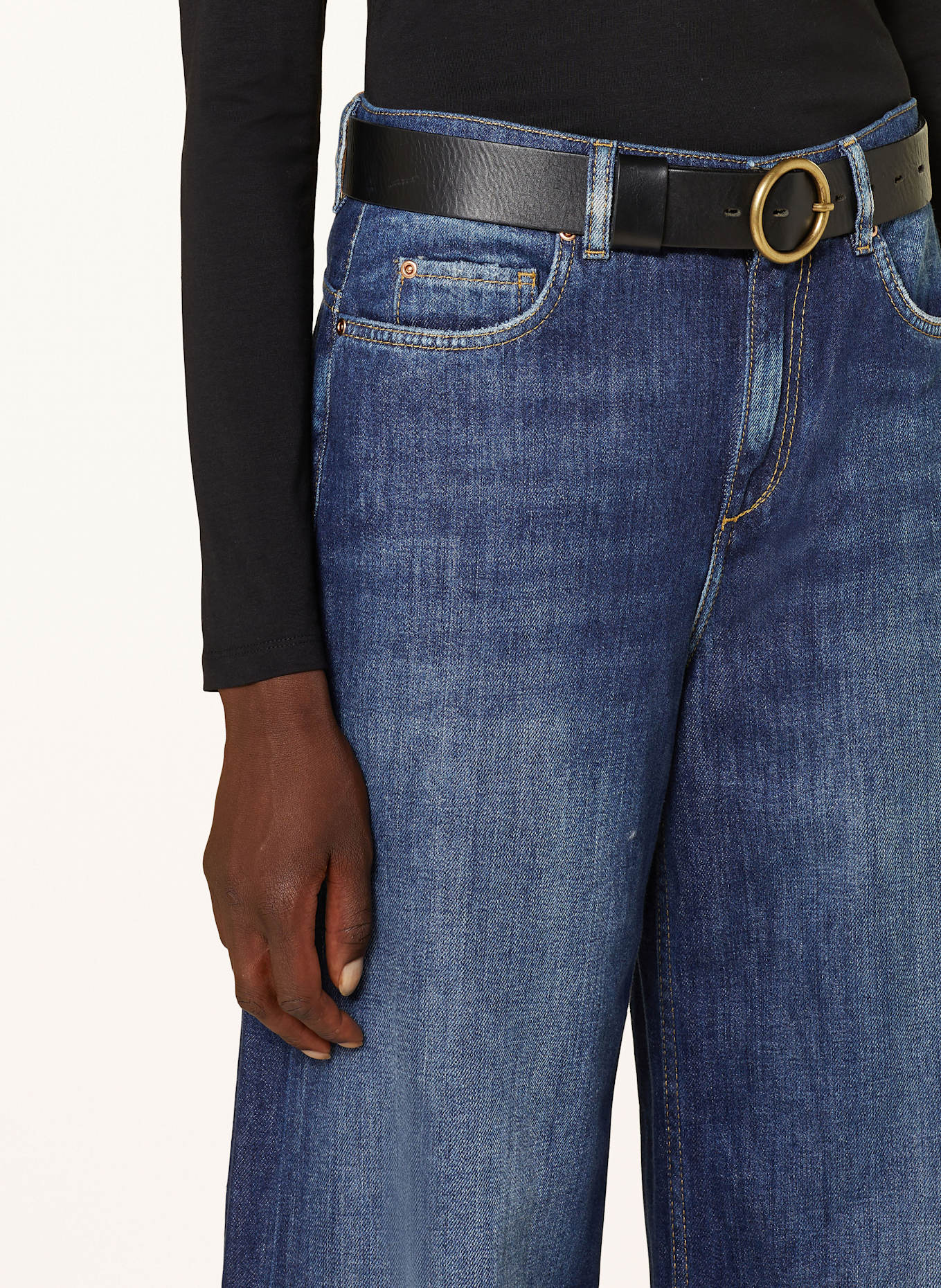 DOROTHEE SCHUMACHER Straight jeans DENIM ROMANCE, Color: 881 blue indigo (Image 5)