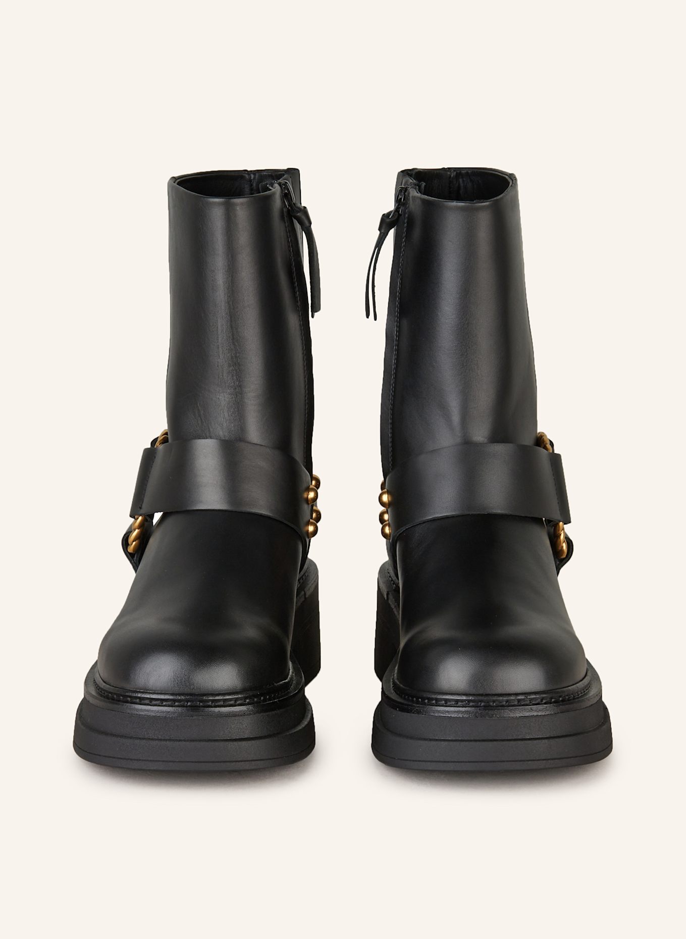 【Dorothee Schumacher】 Chic Sophisticationレザー combatブー Dorothee Schumacher Chic Sophistication Short Combat Boot