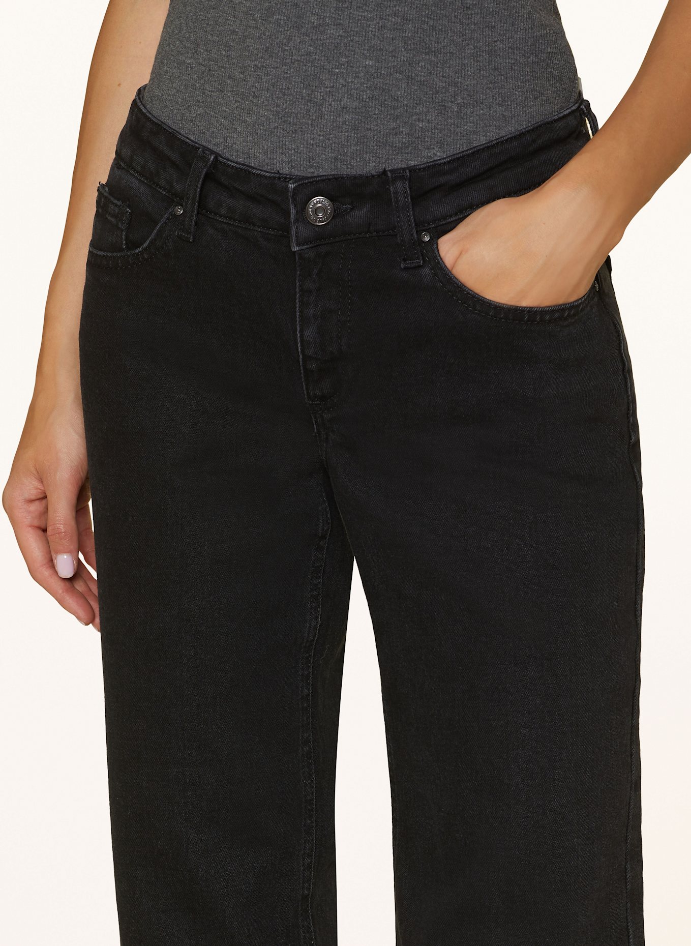 ONLY Straight Jeans: SCHWARZ