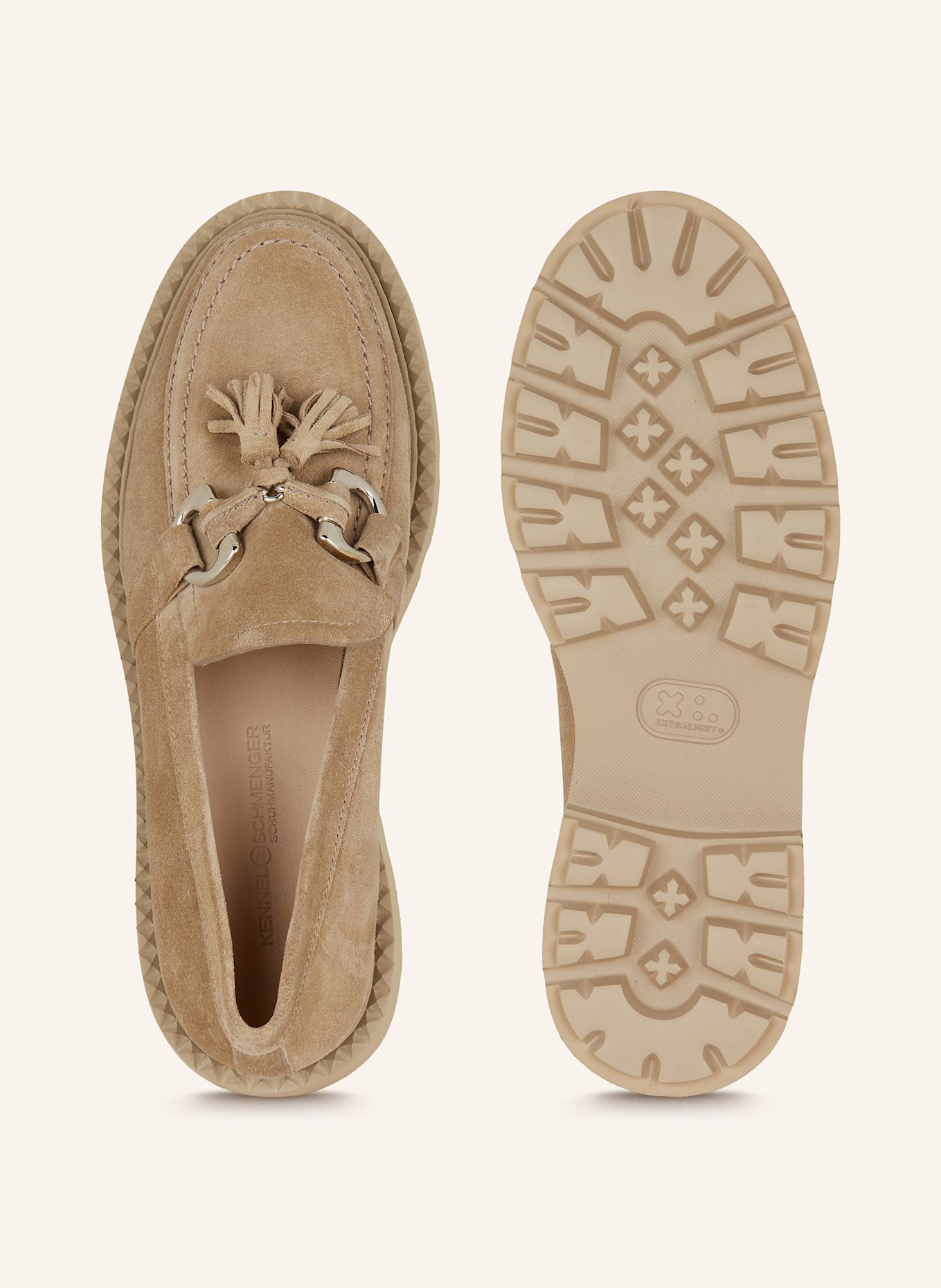 KENNEL & SCHMENGER Plateau-Loafer ALEA, Farbe: BEIGE (Bild 5)