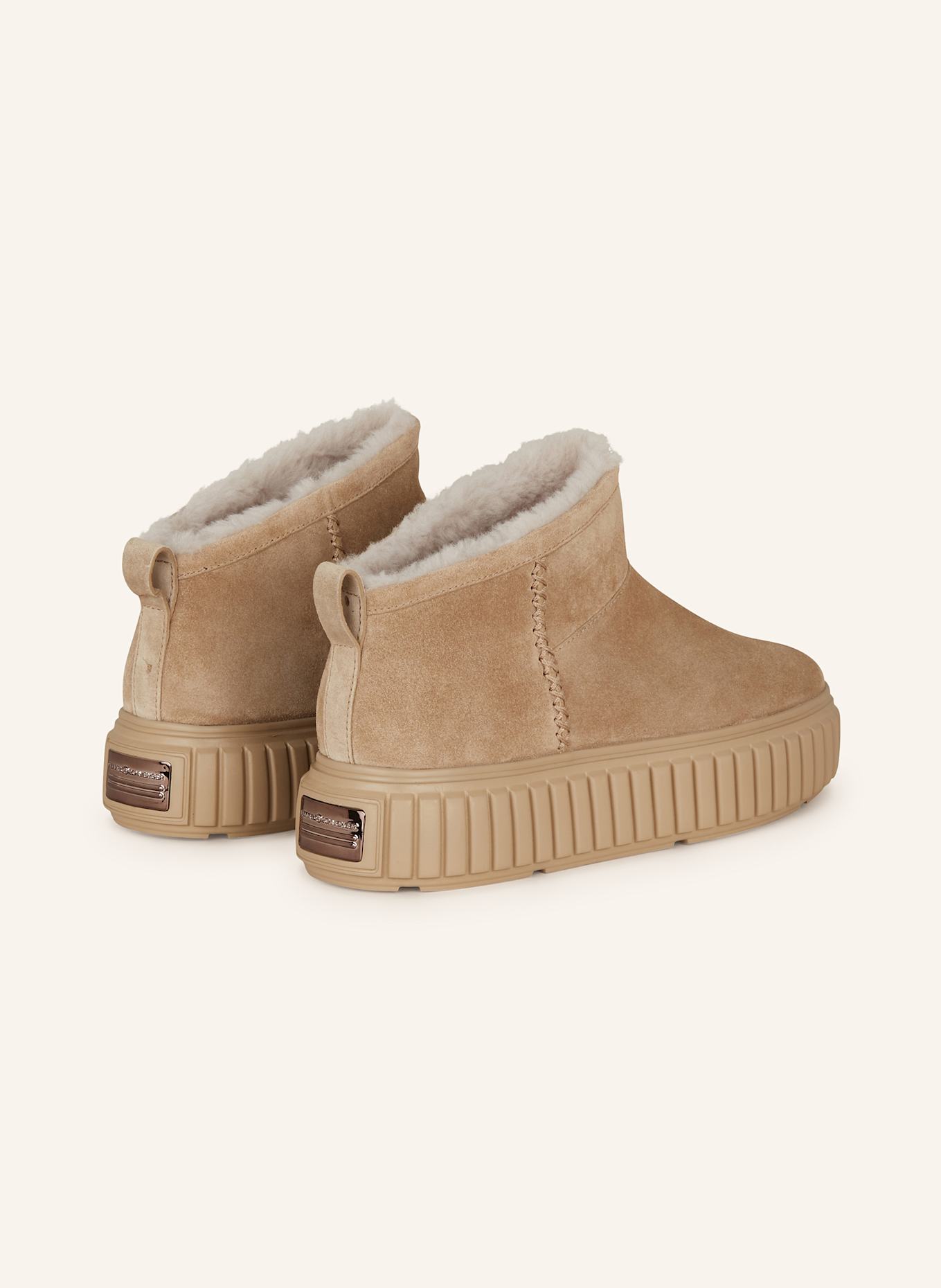 KENNEL & SCHMENGER Platform boots ZAP: BEIGE