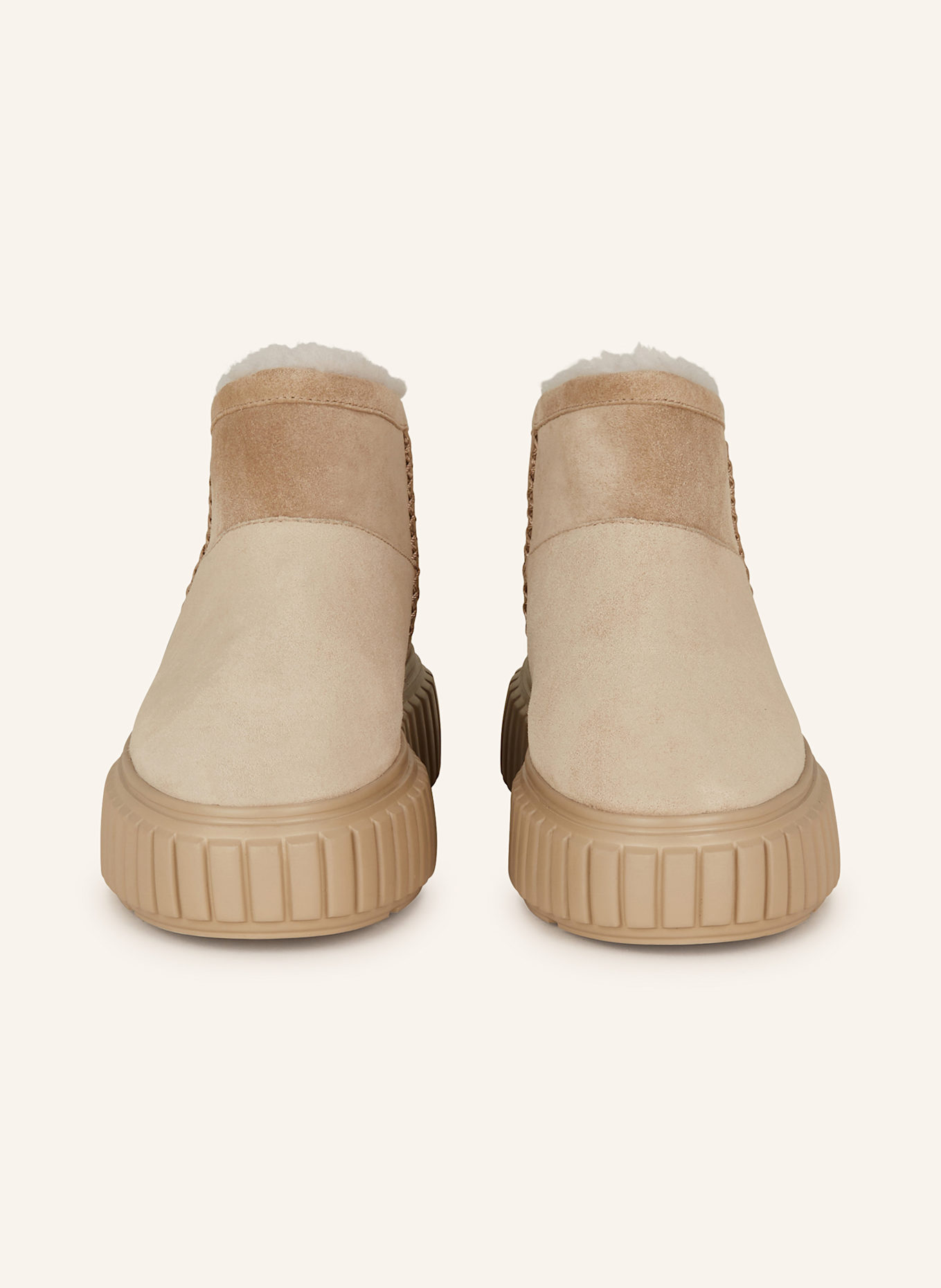 KENNEL & SCHMENGER Platform boots ZAP: BEIGE