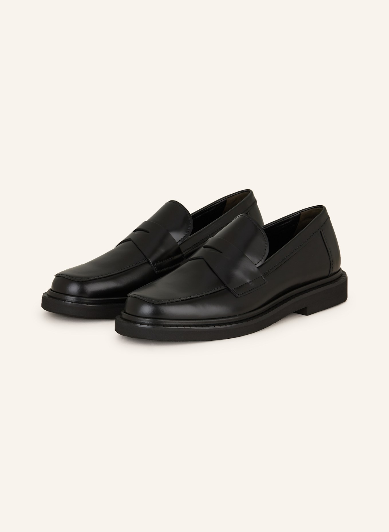 KENNEL & SCHMENGER Penny loafers SAMU, Kolor: CZARNY (Obrazek 1)