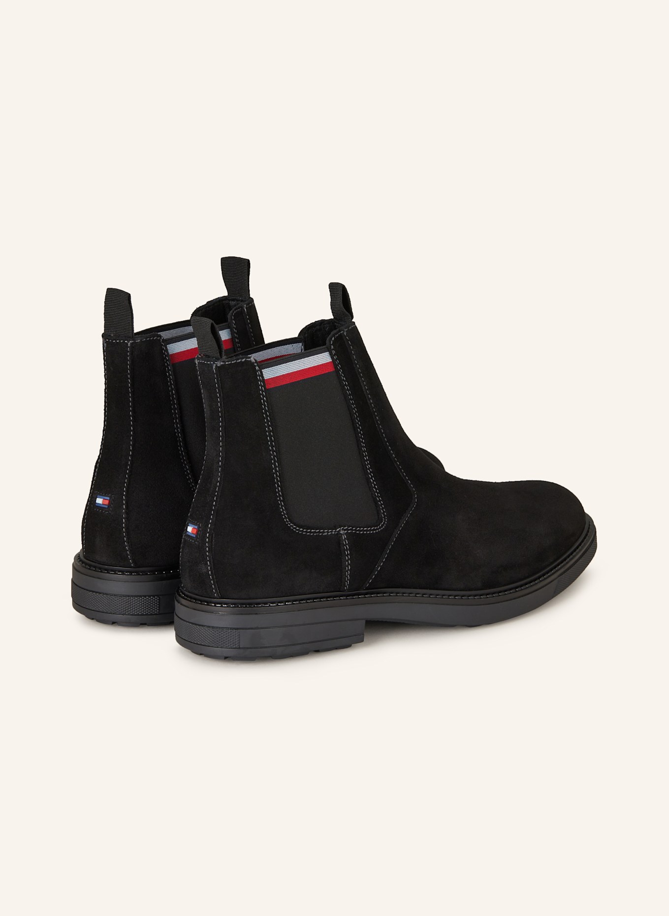 TOMMY HILFIGER Chelsea boots: BLACK