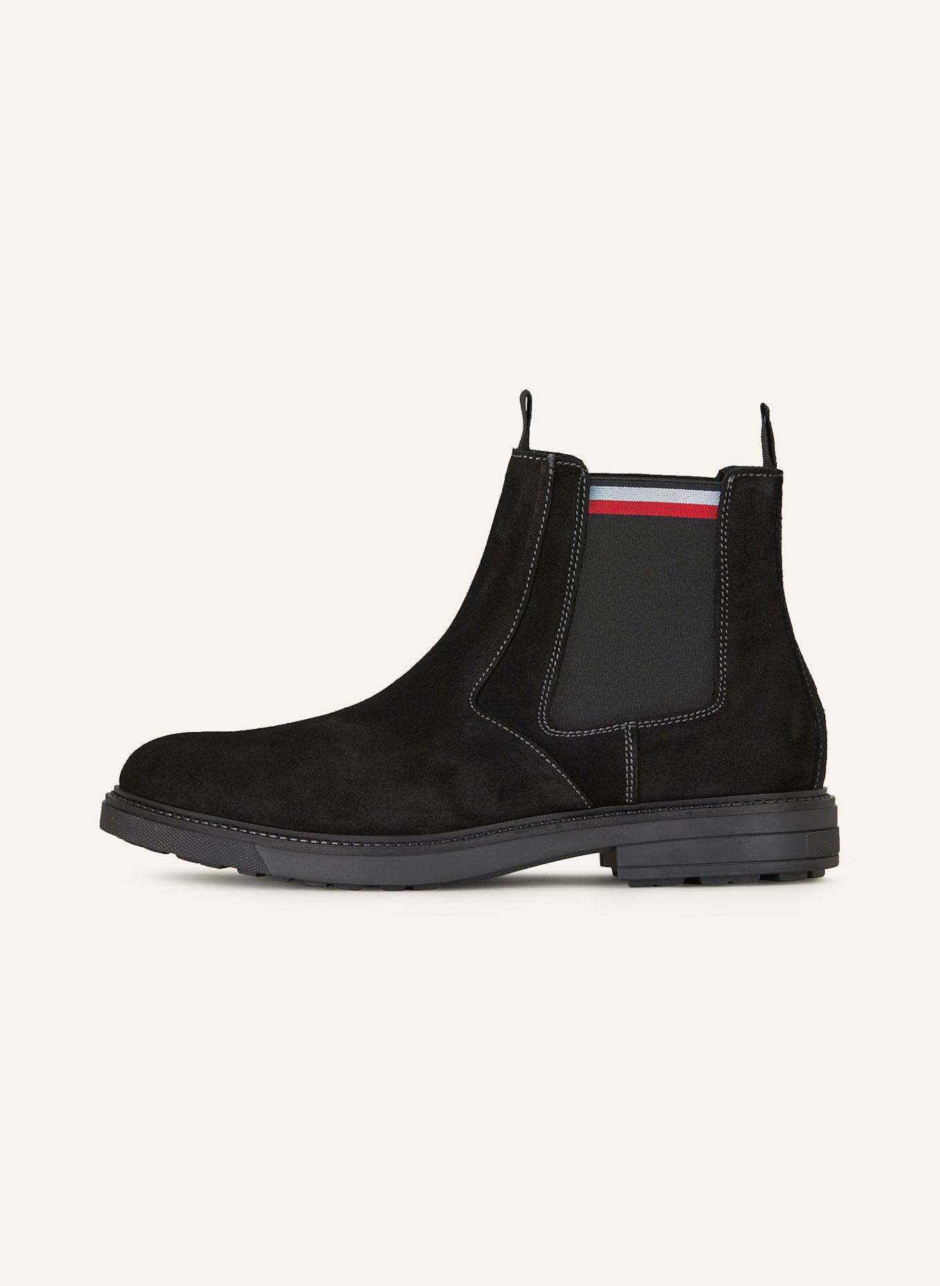 TOMMY HILFIGER Chelsea boots: BLACK