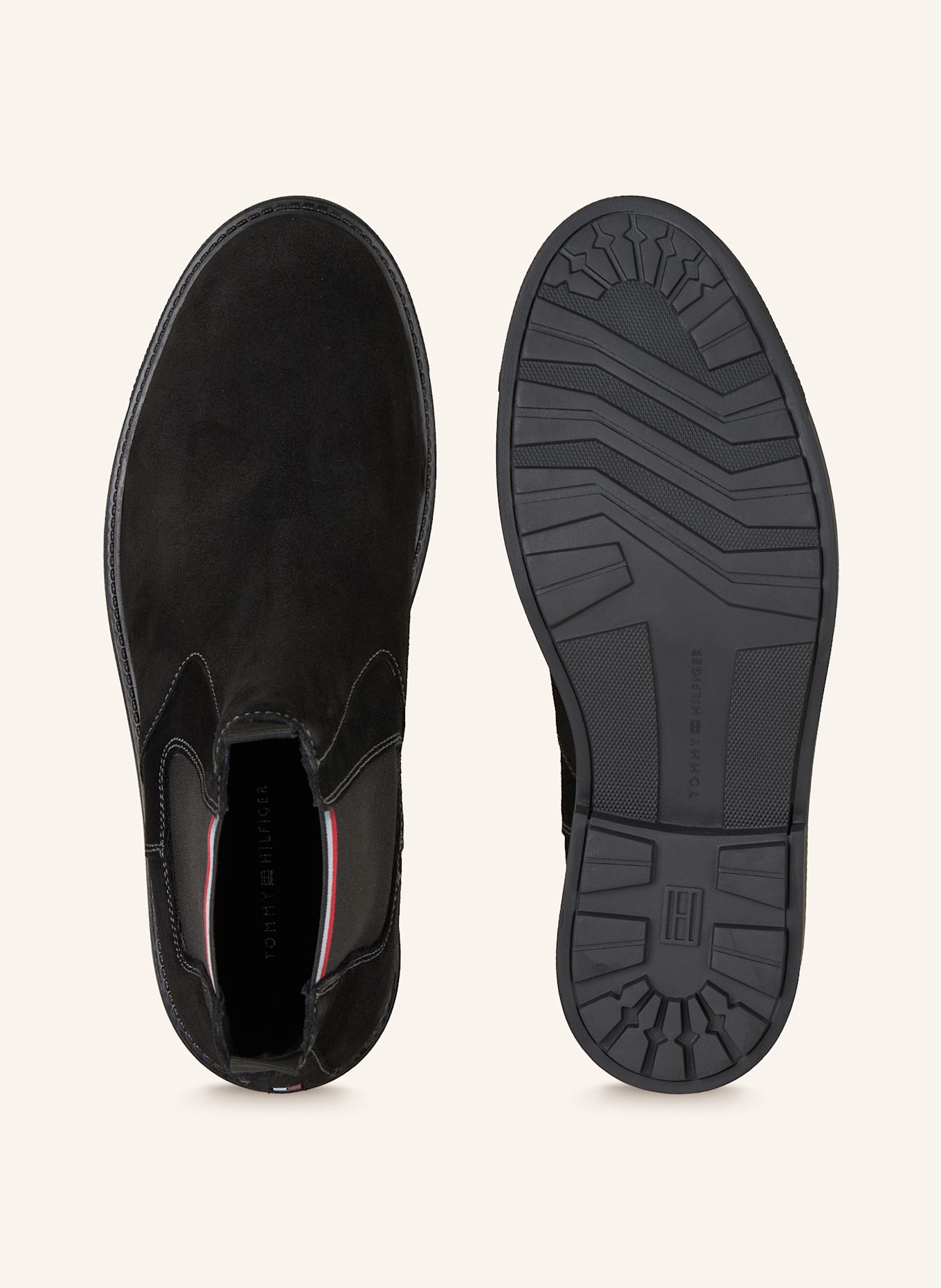 TOMMY HILFIGER Chelsea boots: BLACK