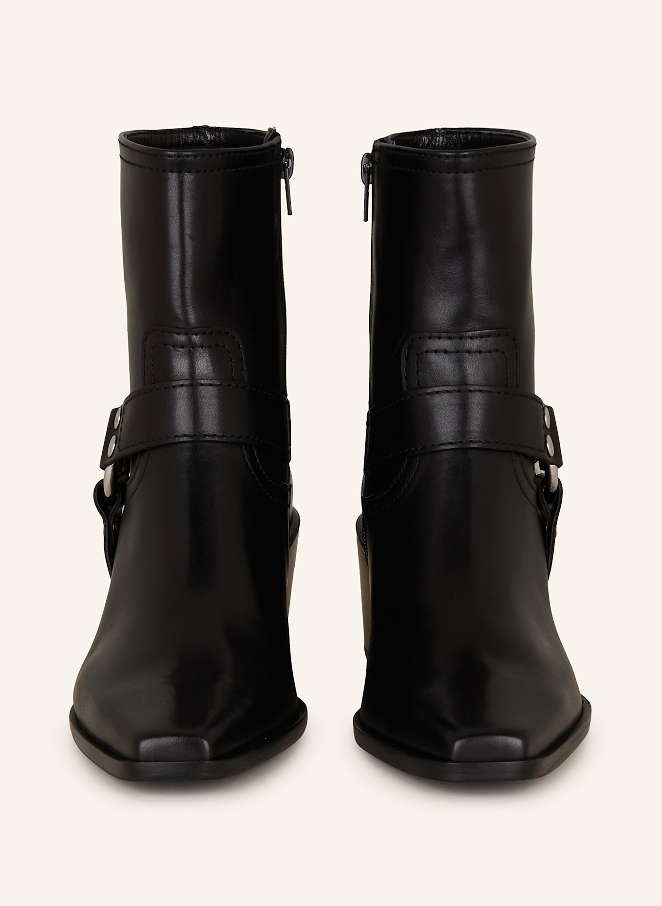 KENNEL SCHMENGER ZIA biker boots with rivets