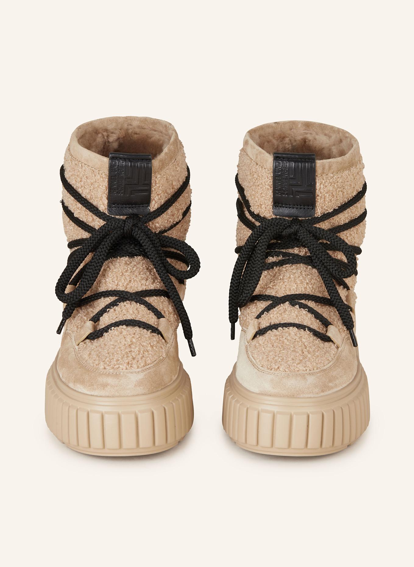KENNEL & SCHMENGER Boots: BEIGE / BLACK